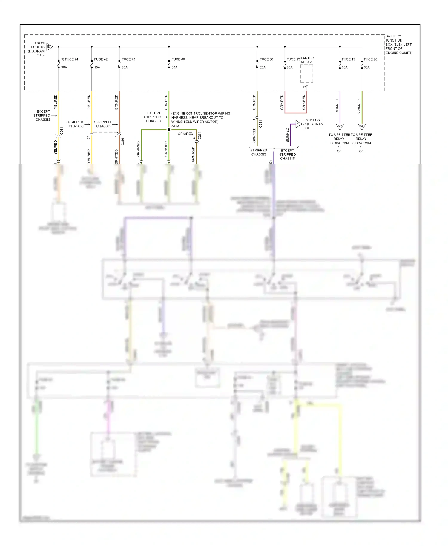 Ford Econoline E250  (1997-2012) ignition switch wiring diagram  (22 of 22)