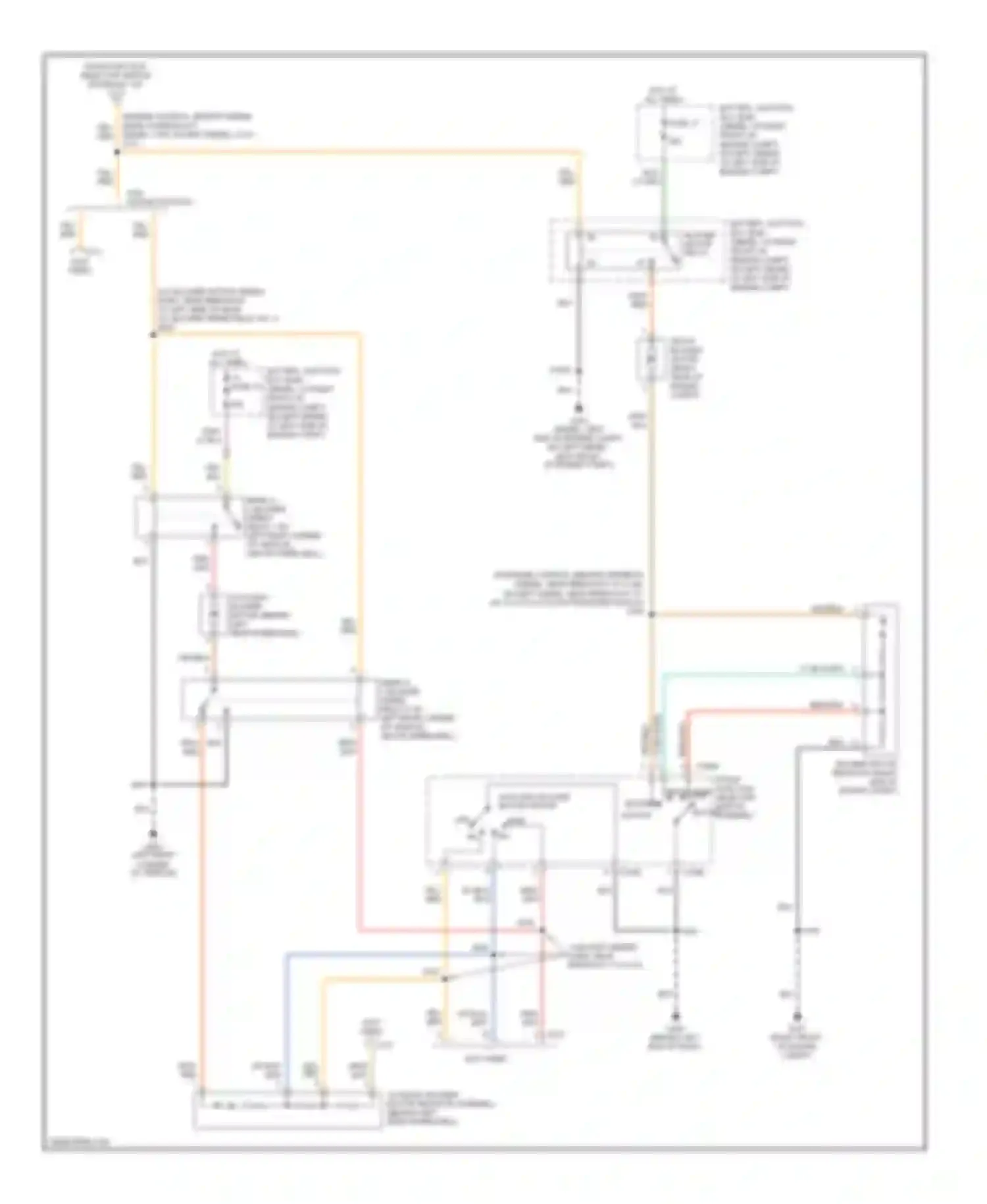 Wiring diagram (in engine control sensor harness, for Ford Econoline E250  (1997-2012) (4 of 4)