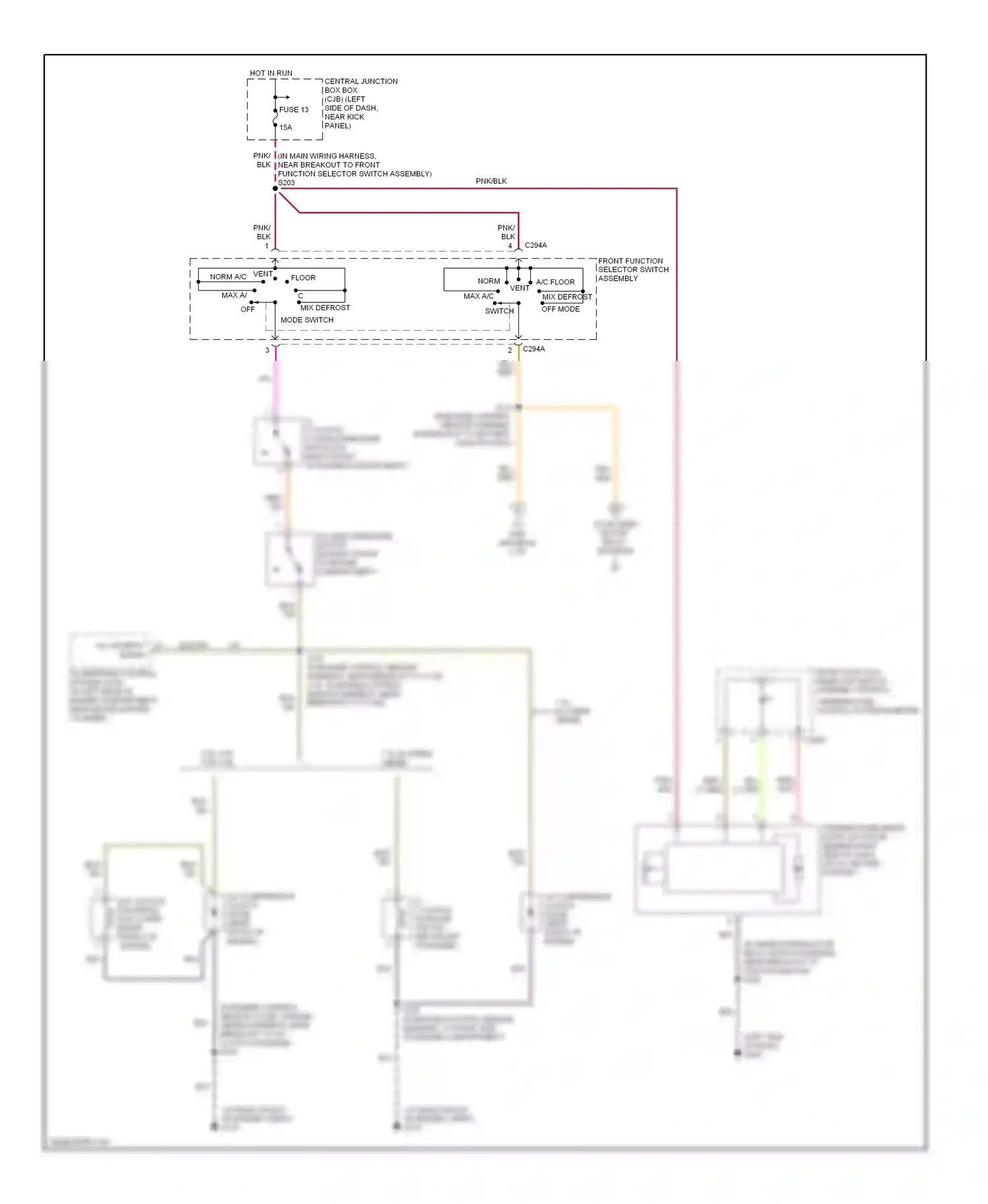 Ford Econoline E250  (1997-2012) (in engine control sensor wiring diagram  (1 of 3)