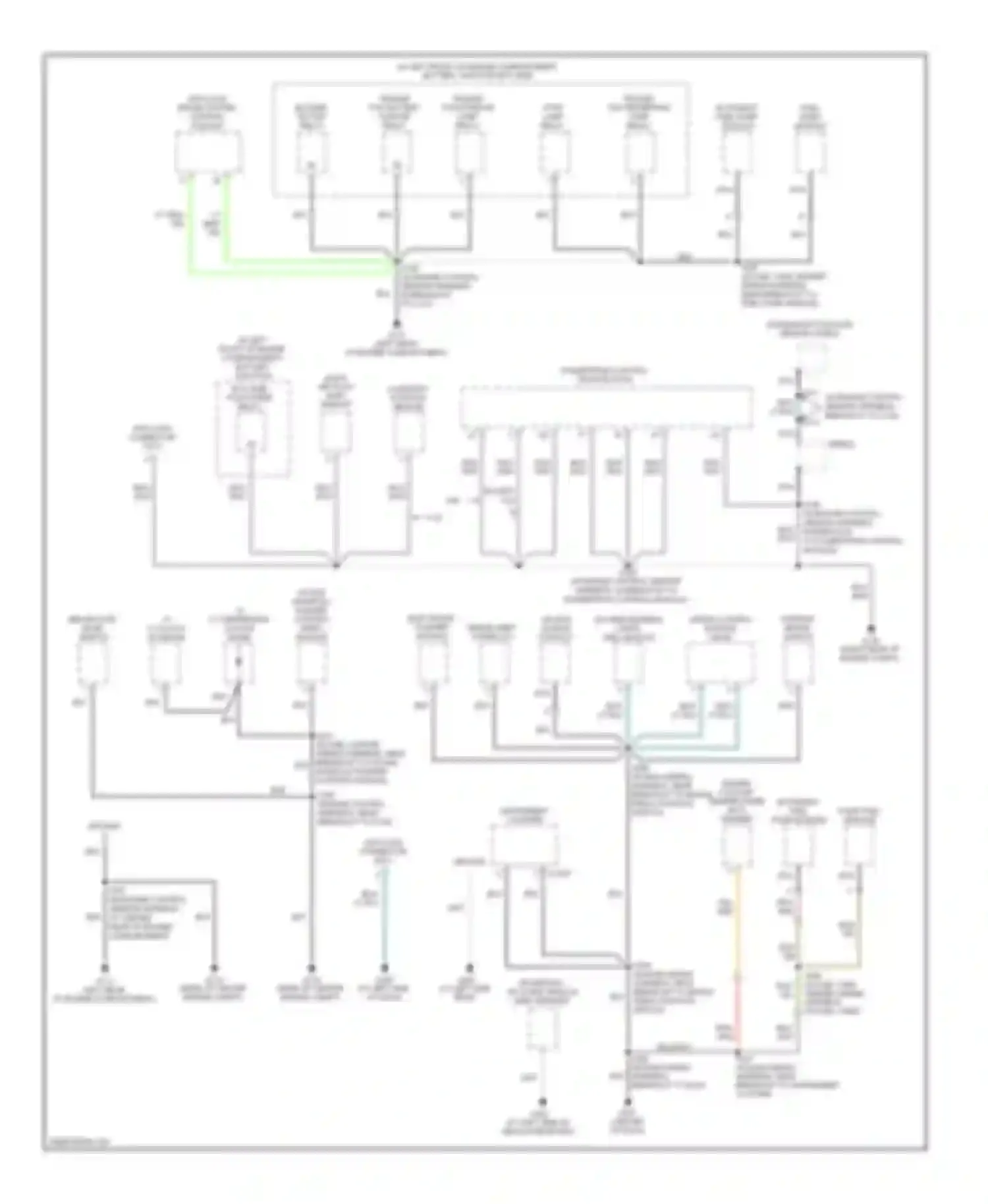 Wiring diagram (in main wiring harness, in for Ford Econoline E250  (1997-2012) (1 of 1)