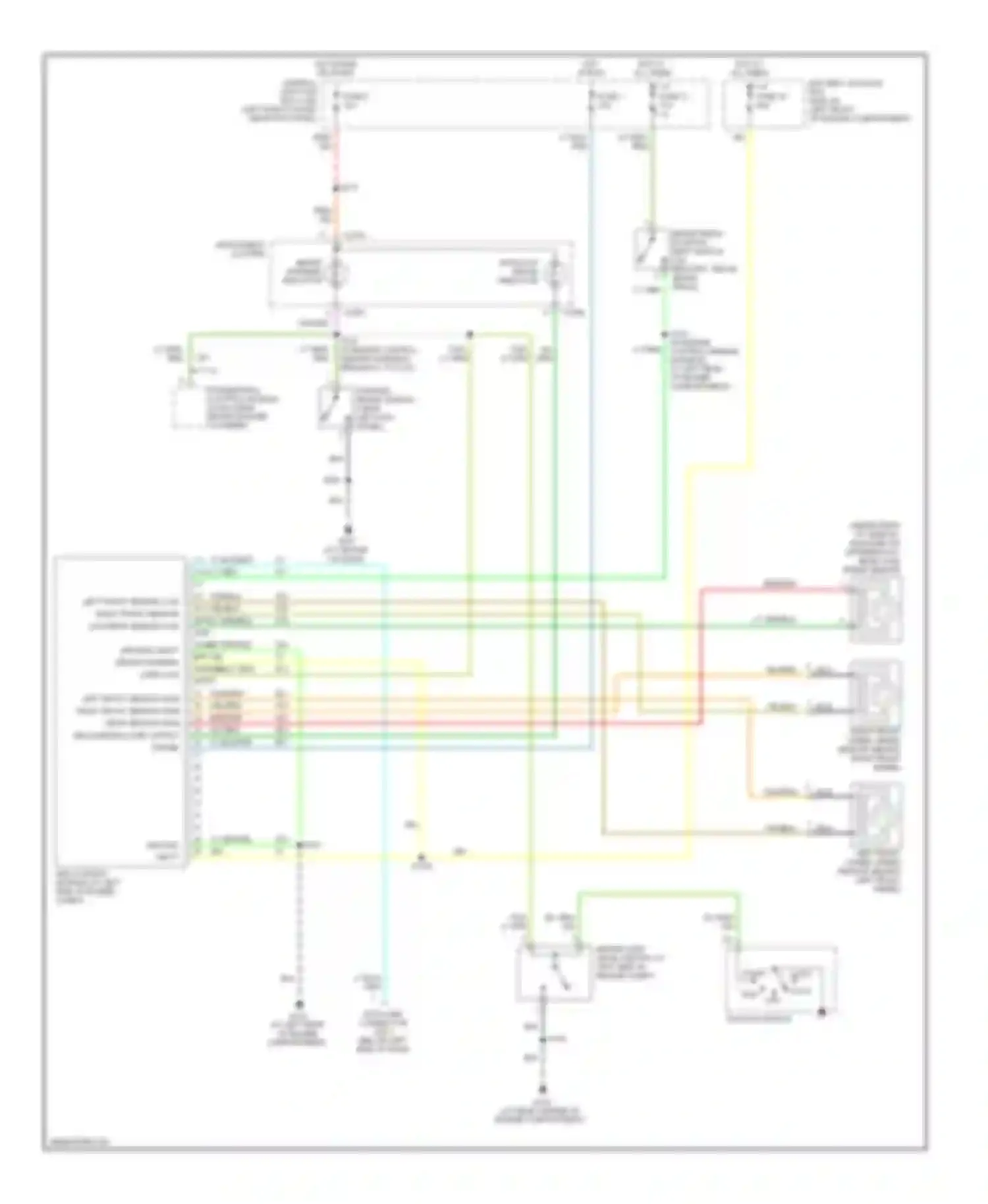 Wiring diagram instrument cluster for Ford Econoline E250  (1997-2012) (58 of 71)