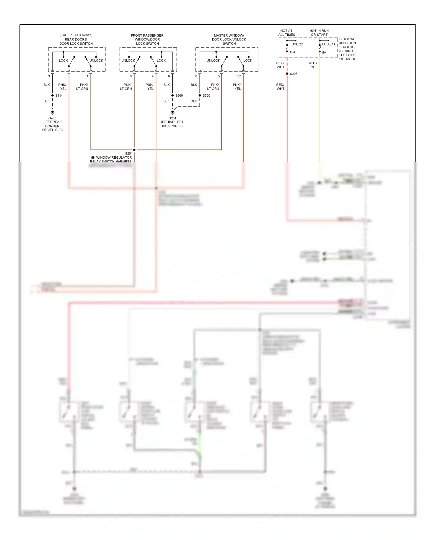 Ford Econoline E250  (1997-2012) logic ground wiring diagram  (1 of 5)