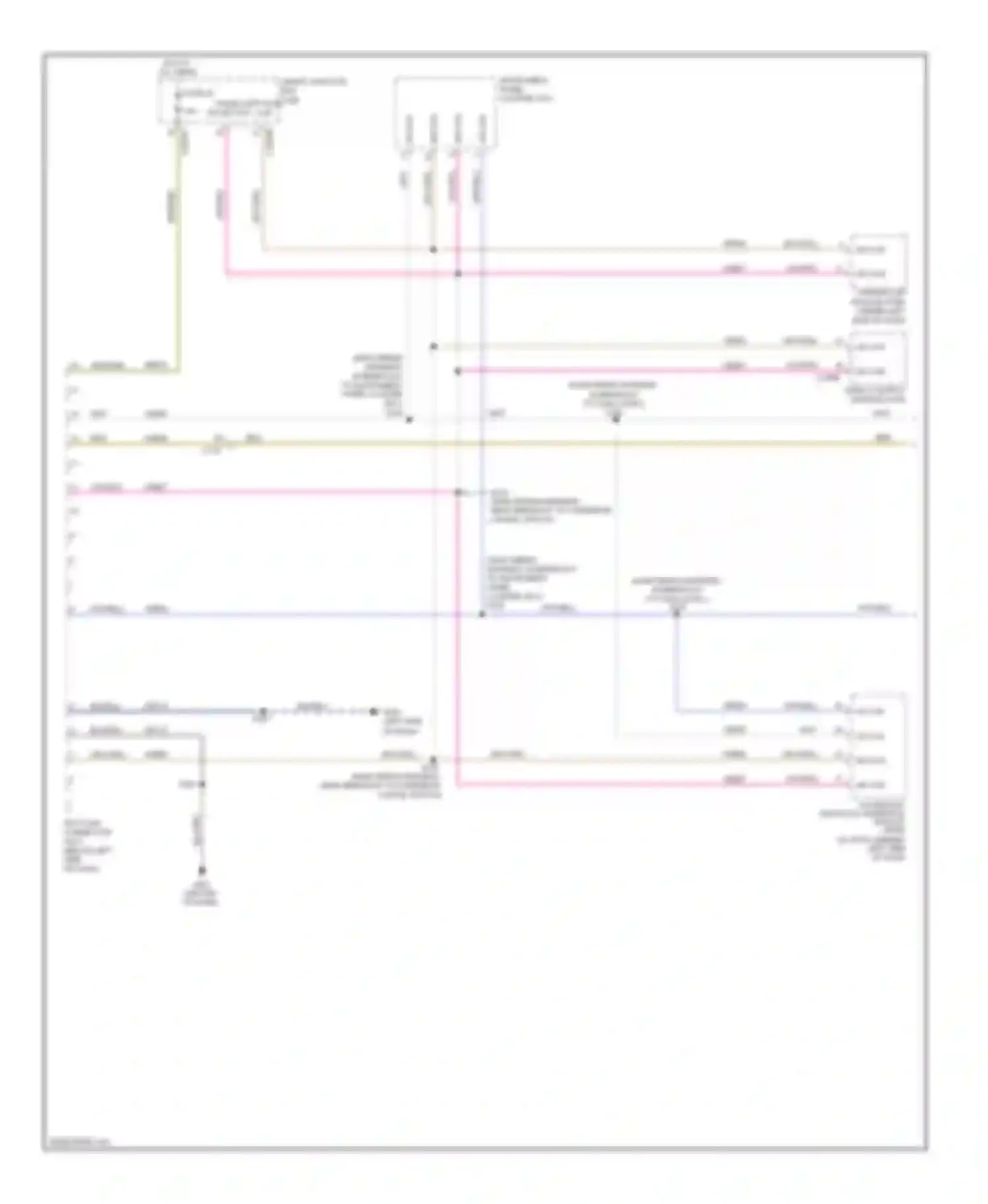 Wiring diagram (main wiring harness, in breakout for Ford Econoline E250  (1997-2012) (1 of 2)