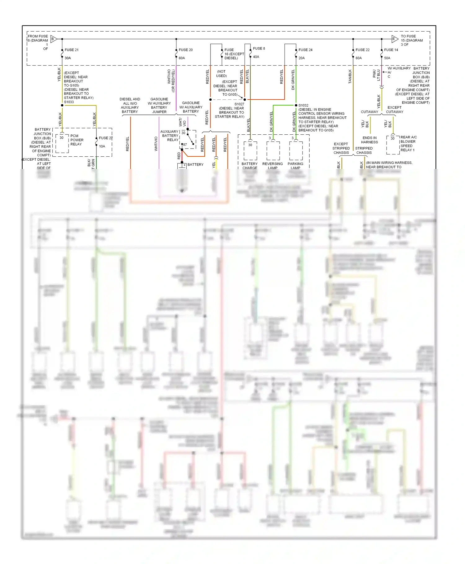 Ford Econoline E250  (1997-2012) multi- function switch wiring diagram  (6 of 18)