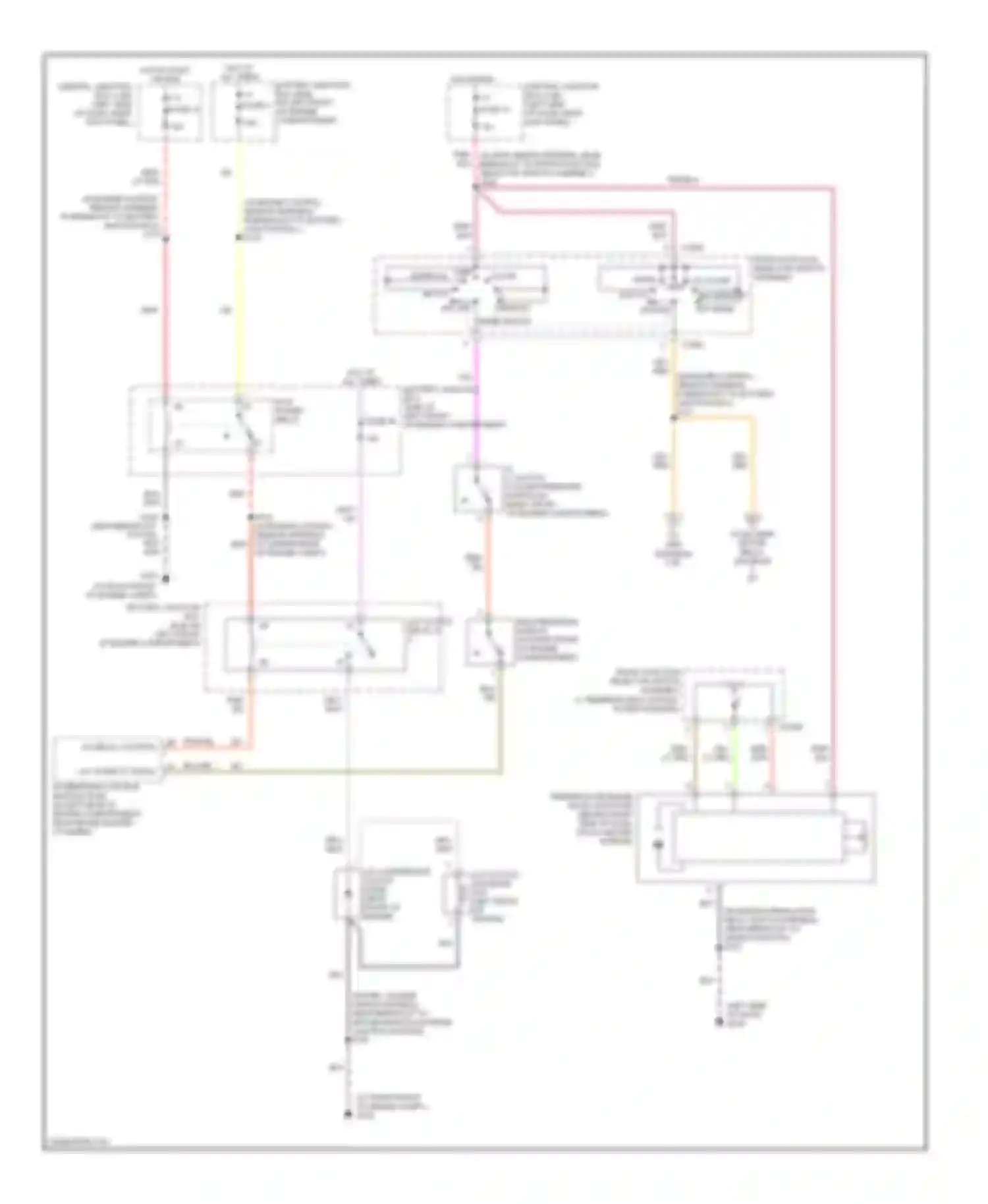 Wiring diagram norm a/c floor vent max a/c mix defrost off mode switch for Ford Econoline E250  (1997-2012) (1 of 4)