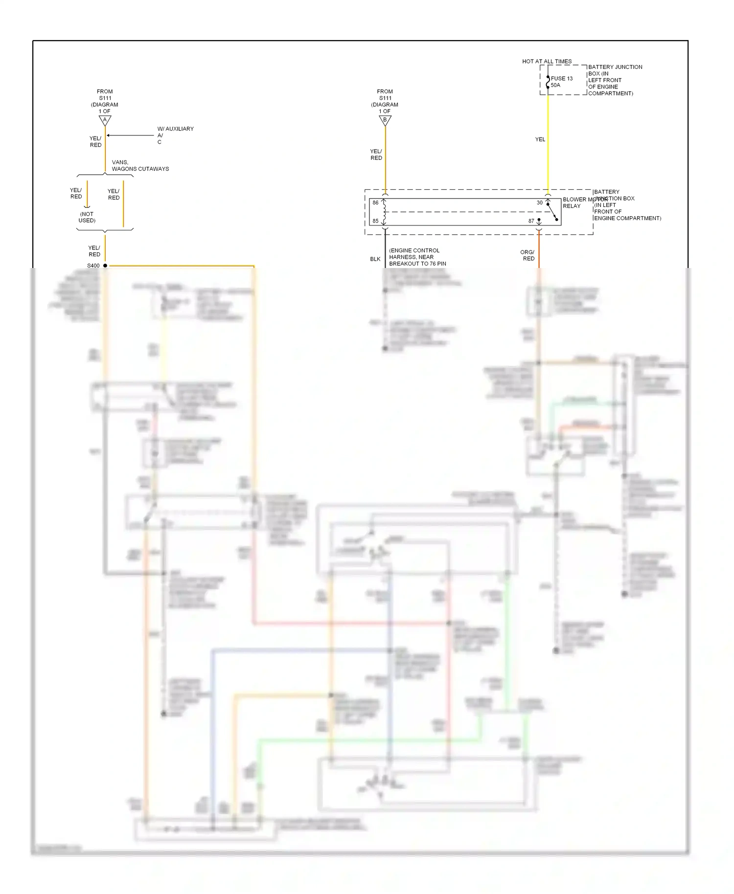 Ford Econoline E250  (1997-2012) org/blk wiring diagram  (32 of 66)