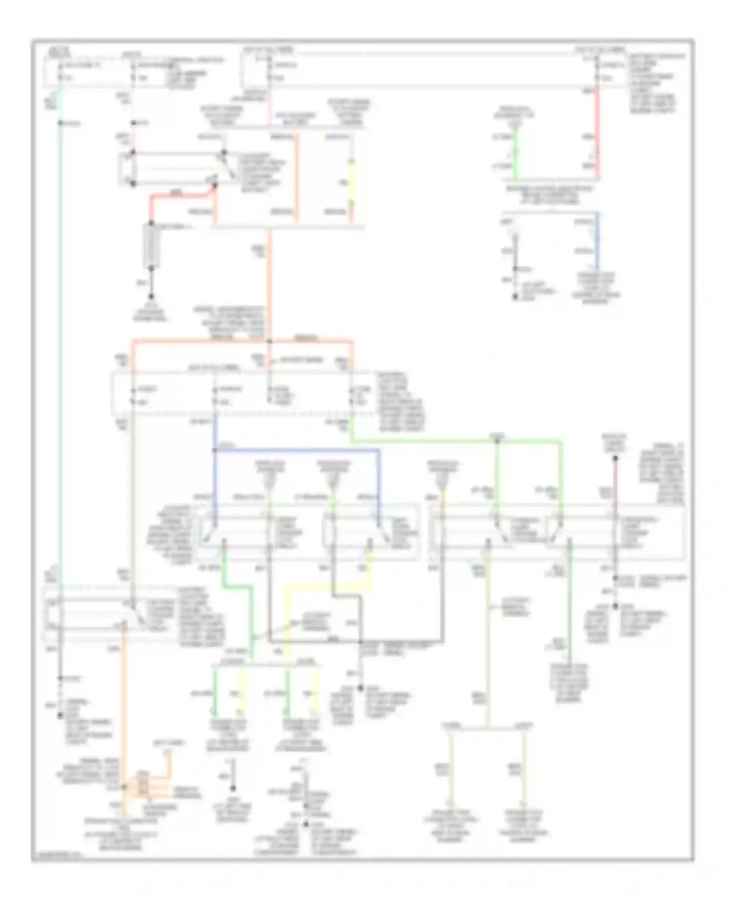 Wiring diagram parking lamp trailer tow relay for Ford Econoline E250  (1997-2012) (1 of 14)