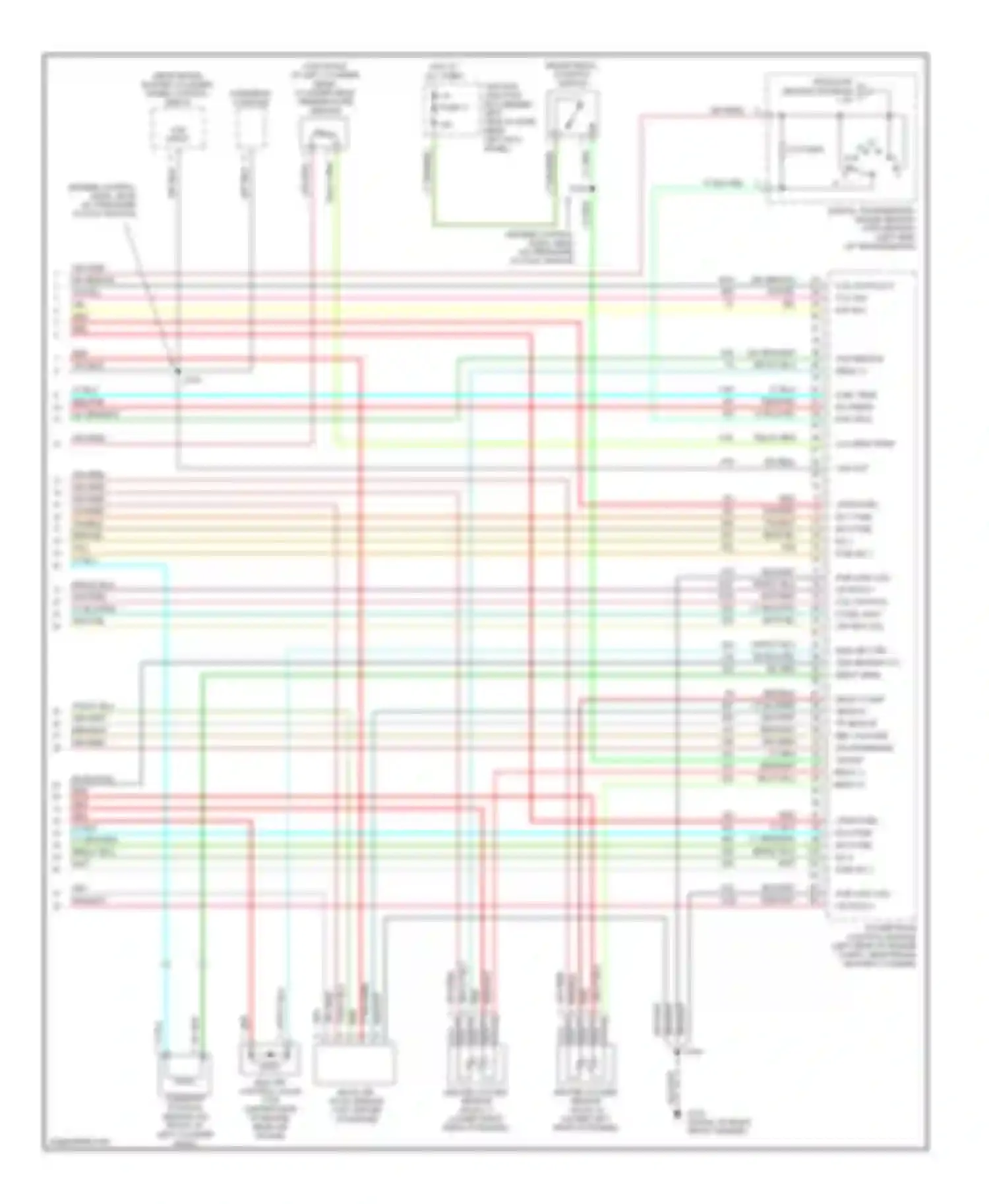 Wiring diagram pwr gnd coil on plug 7 coil on plug 8 fuel shut off epc sol for Ford Econoline E250  (1997-2012) (1 of 1)