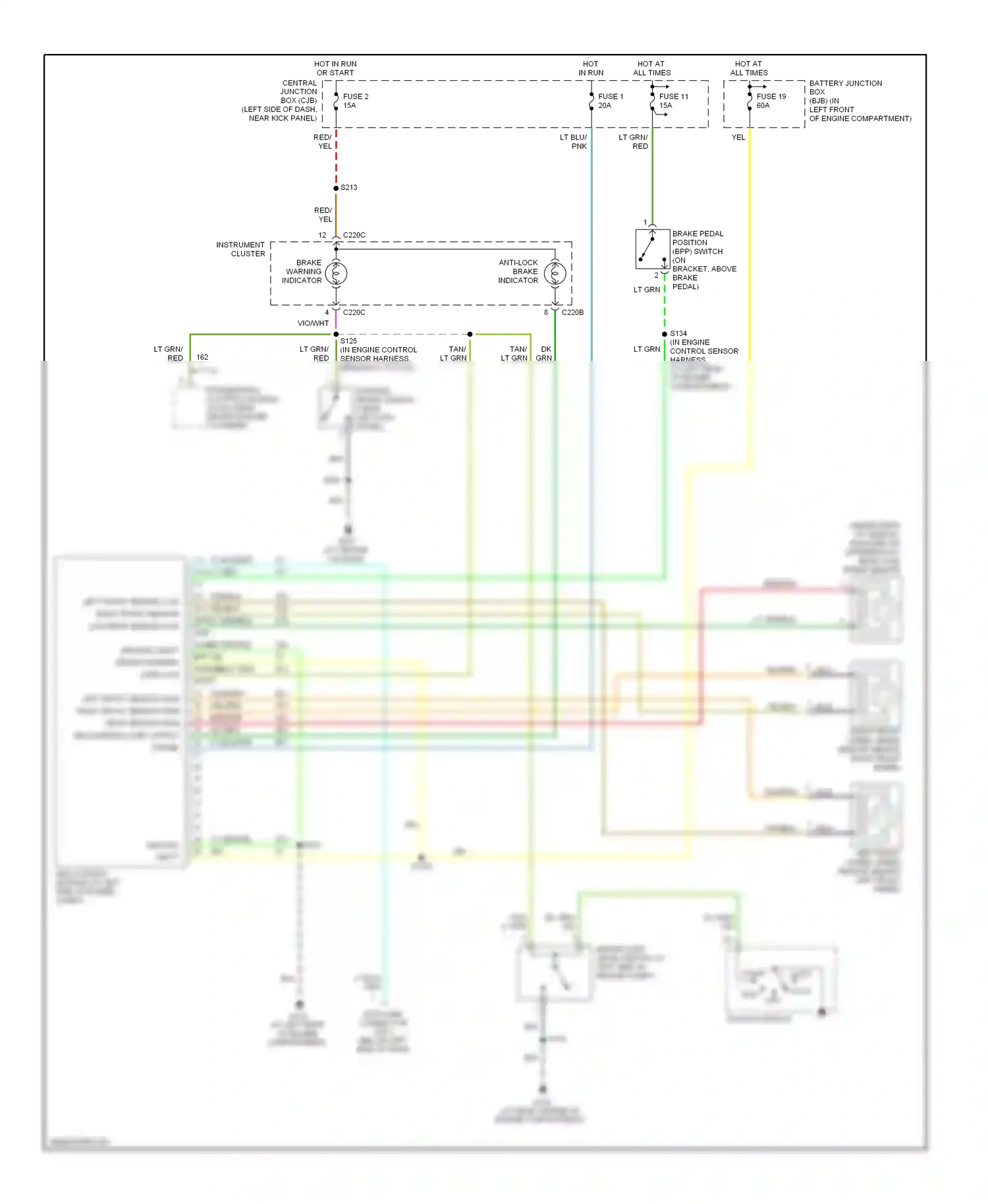 Ford Econoline E250  (1997-2012) red wiring diagram  (158 of 220)
