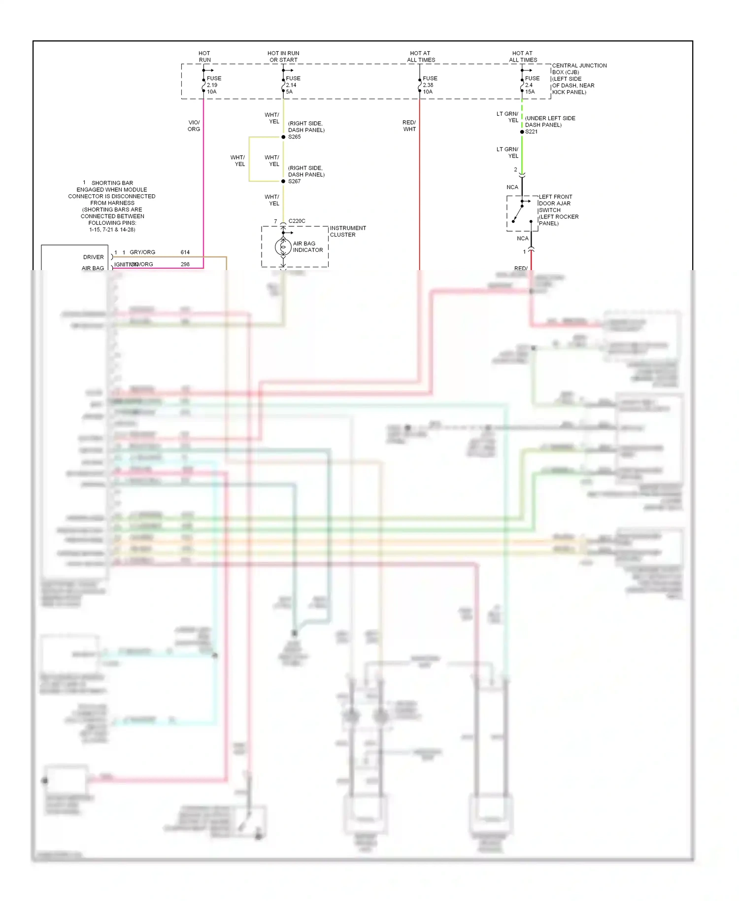 Ford Econoline E250  (1997-2012) red wiring diagram  (40 of 220)