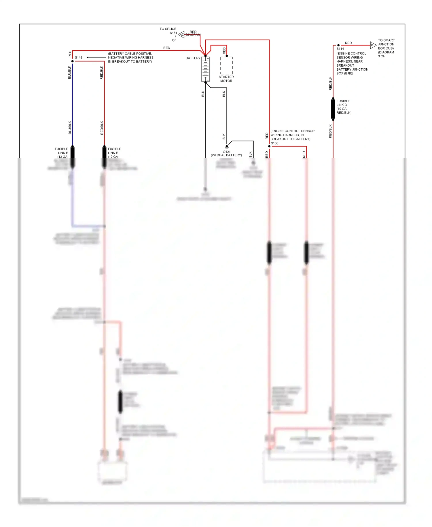 Ford Econoline E250  (1997-2012) red/blk wiring diagram  (32 of 33)
