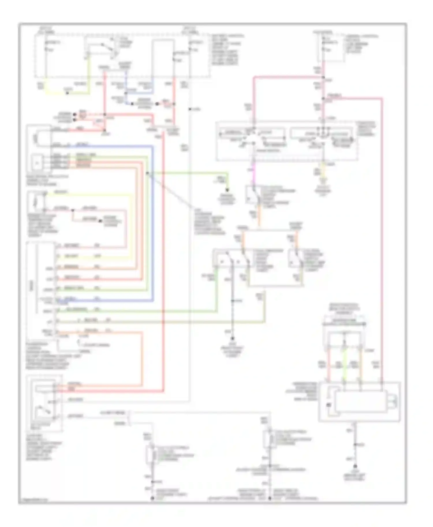 Wiring diagram red/org for Ford Econoline E250  (1997-2012) (19 of 22)