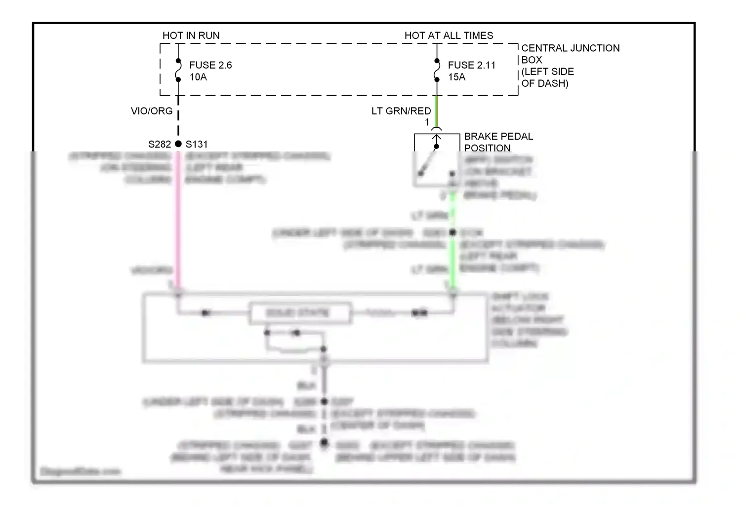 Ford Econoline E250  (1997-2012) solid state wiring diagram  (8 of 15)
