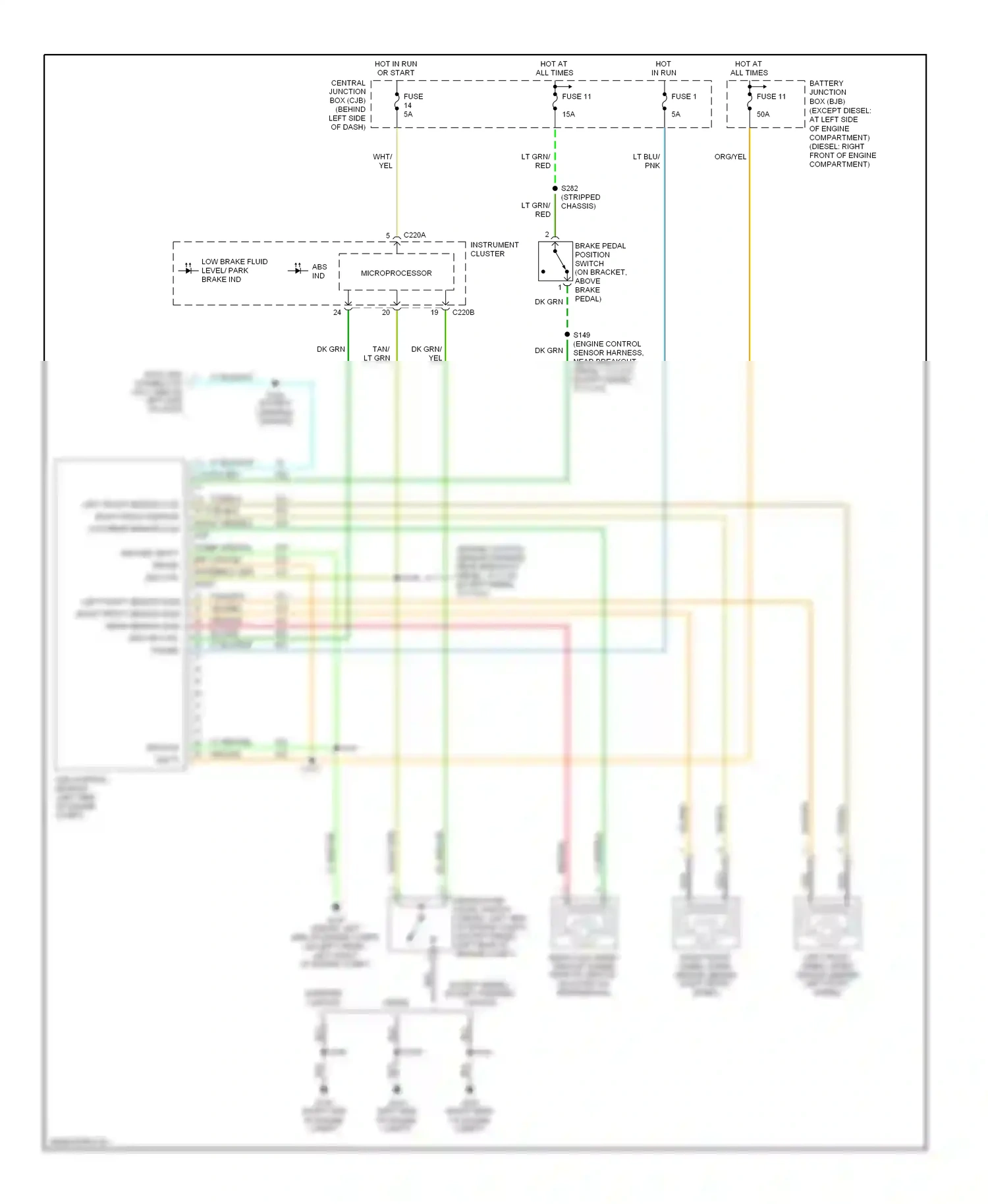 Ford Econoline E250  (1997-2012) tan wiring diagram  (21 of 61)