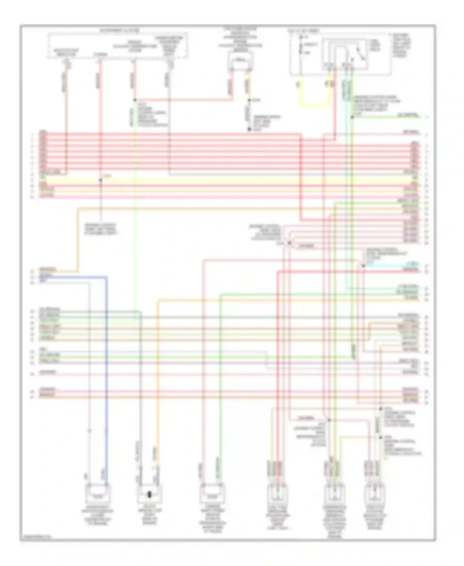Wiring diagram turbine shaft speed sensor for Ford Econoline E250  (1997-2012) (5 of 6)