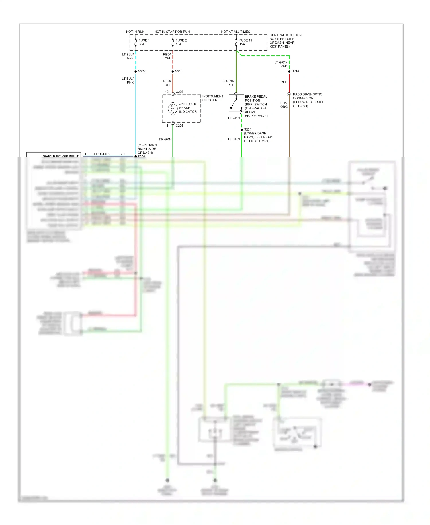 Ford Econoline E250  (1997-2012) valve reset switch wiring diagram  (1 of 1)