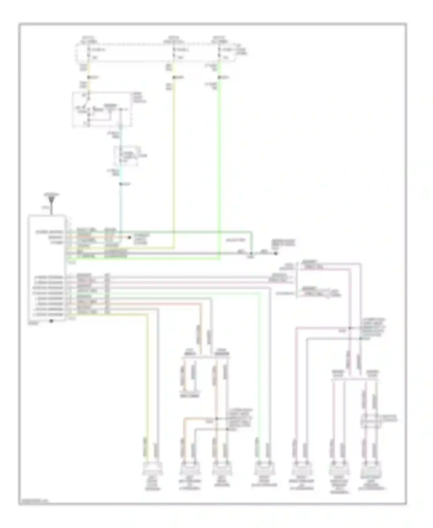 Wiring diagram vans, wagons for Ford Econoline E250  (1997-2012) (3 of 3)