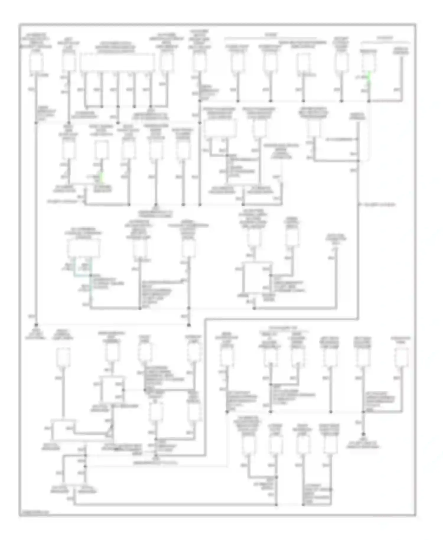 Wiring diagram w/o remote keyless entry for Ford Econoline E250  (1997-2012) (3 of 3)