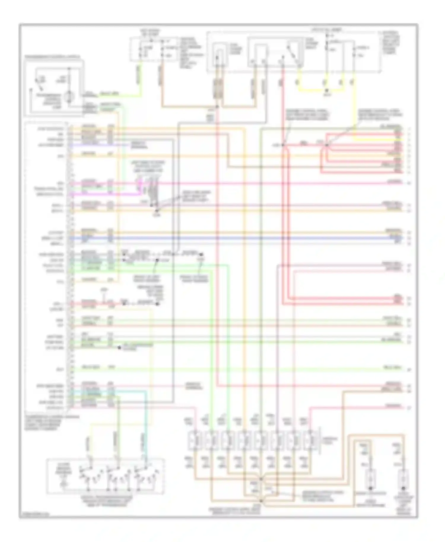 Econoline E350 Super Duty Ford  (1999-2012): Wiring diagram engine performance 5.4l cng (1 of 5)