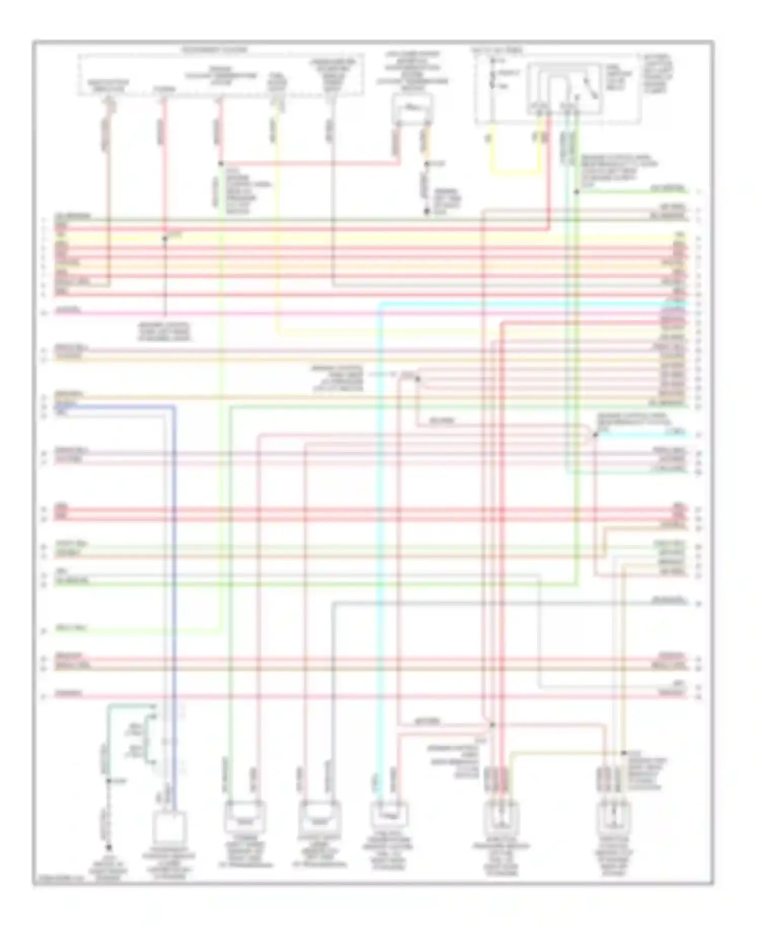 Econoline E350 Super Duty Ford  (1999-2012): Wiring diagram engine performance 5.4l cng (2 of 5)