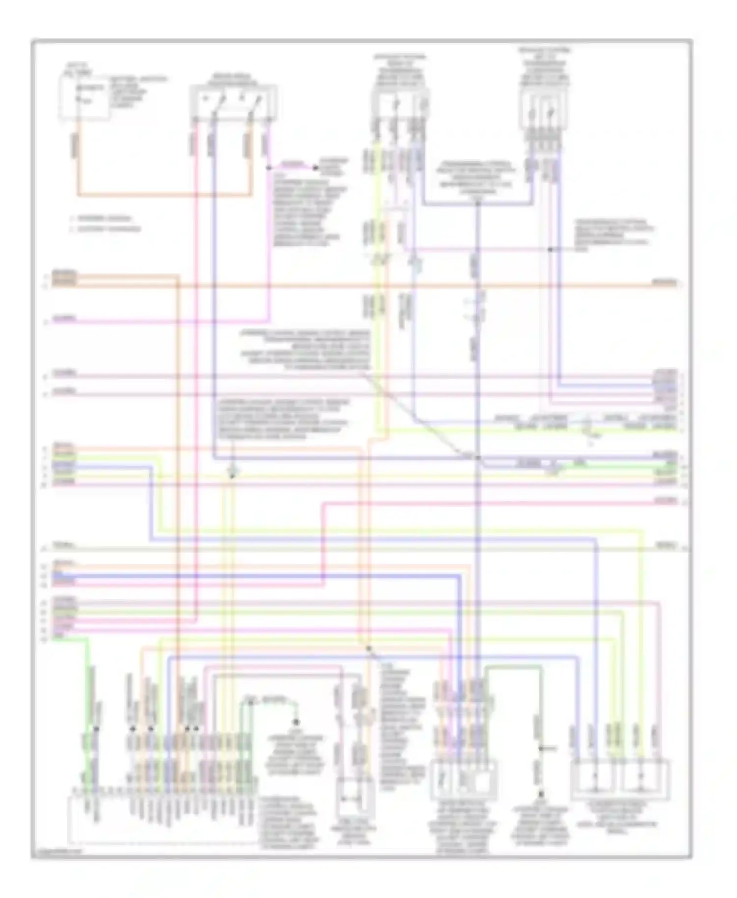 Econoline E350 Super Duty Ford  (1999-2012): Wiring diagram engine performance 5.4l, with torqshift (2 of 5)