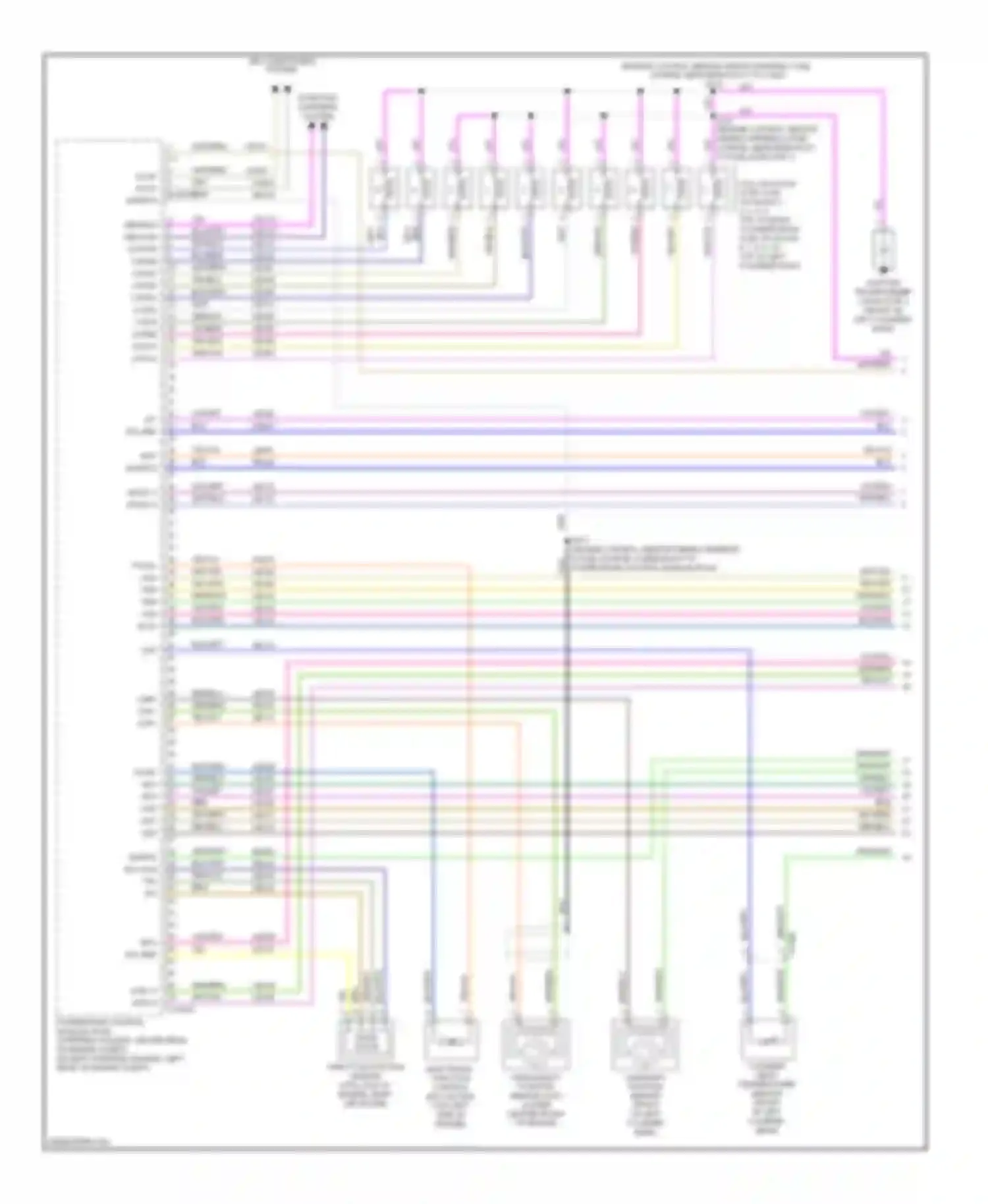 Econoline E350 Super Duty Ford  (1999-2012): Wiring diagram engine performance 6.8l (1 of 5)
