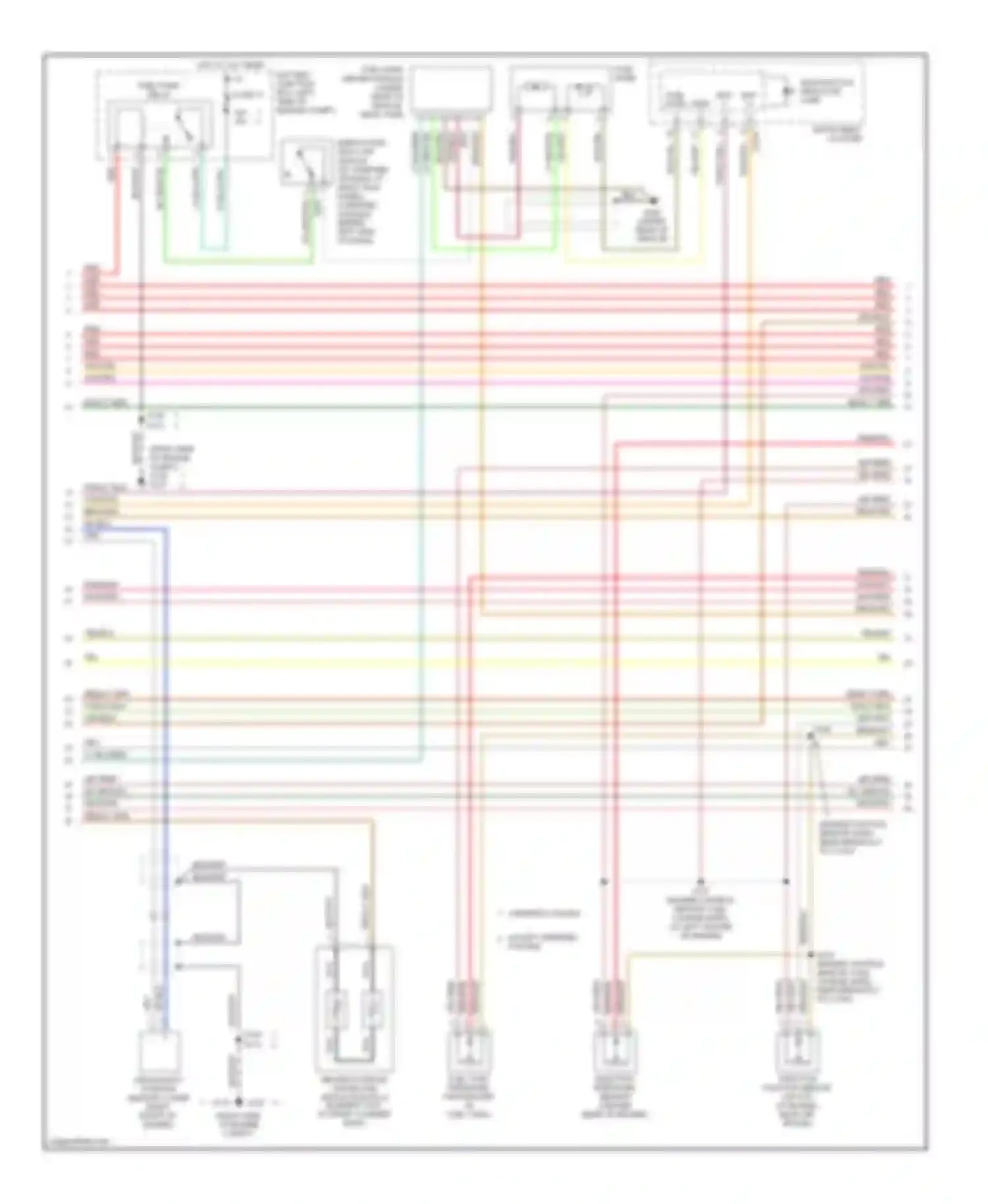 Econoline E350 Super Duty Ford  (1999-2012): Wiring diagram engine performance 6.8l (2 of 4)