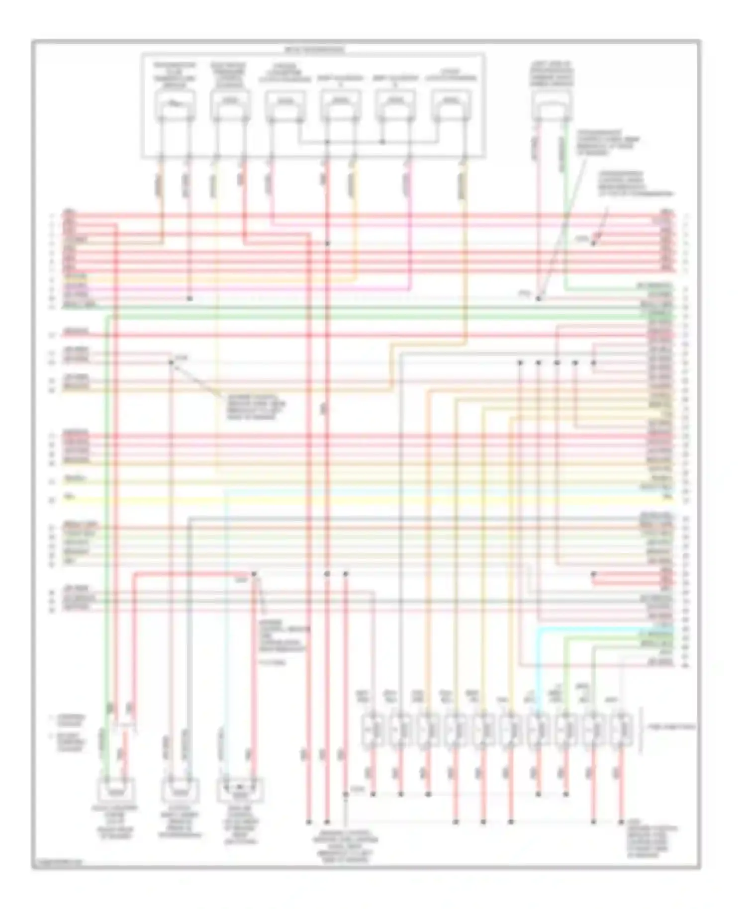 Econoline E350 Super Duty Ford  (1999-2012): Wiring diagram engine performance 6.8l (3 of 4)