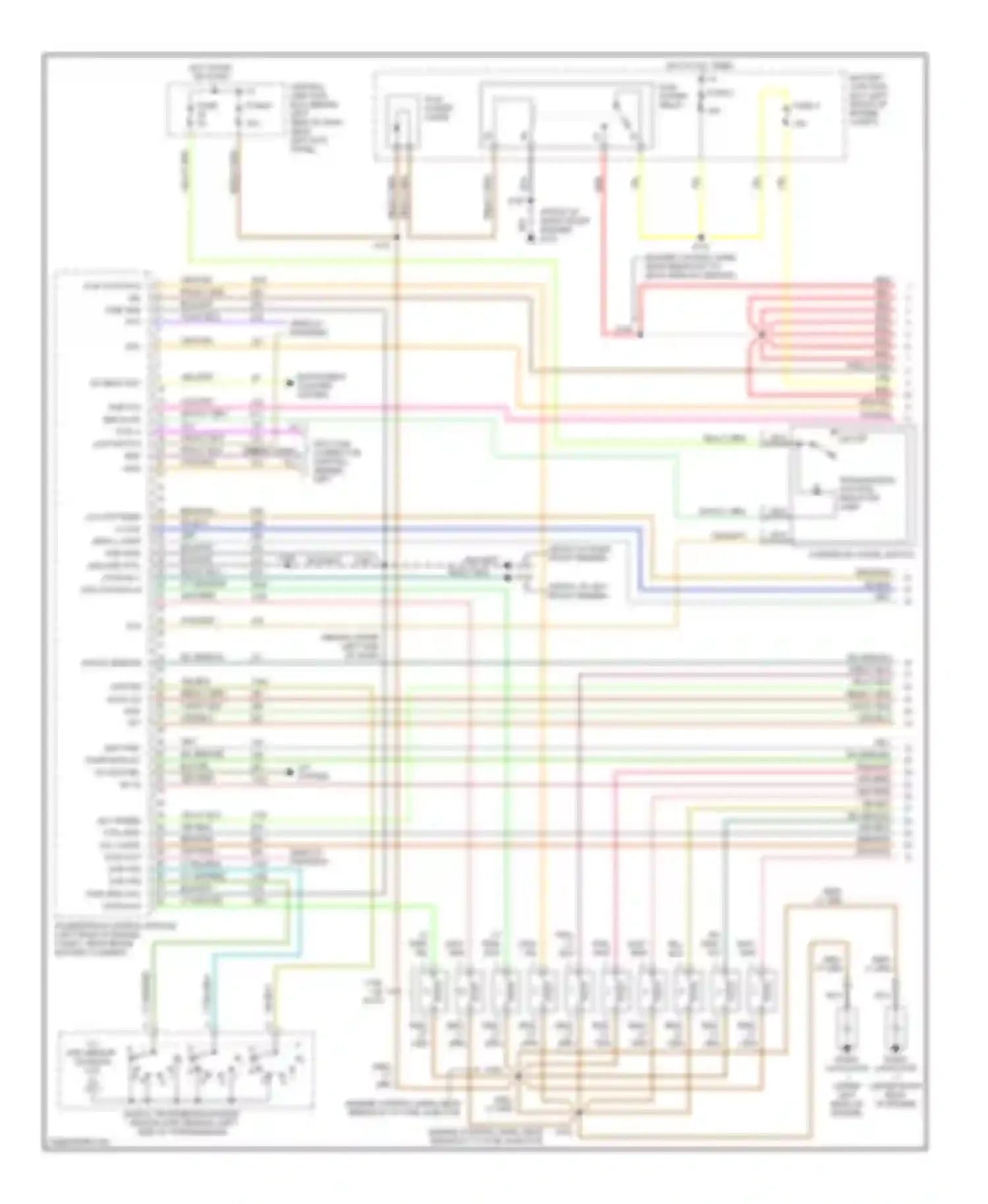 Econoline E350 Super Duty Ford  (1999-2012): Wiring diagram engine performance 6.8ls (1 of 4)