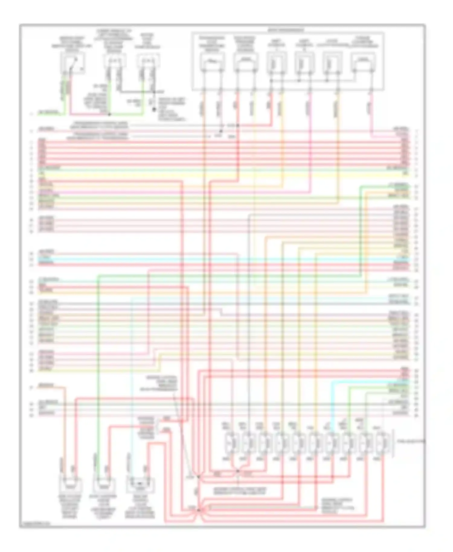 Econoline E350 Super Duty Ford  (1999-2012): Wiring diagram engine performance 6.8ls (3 of 4)