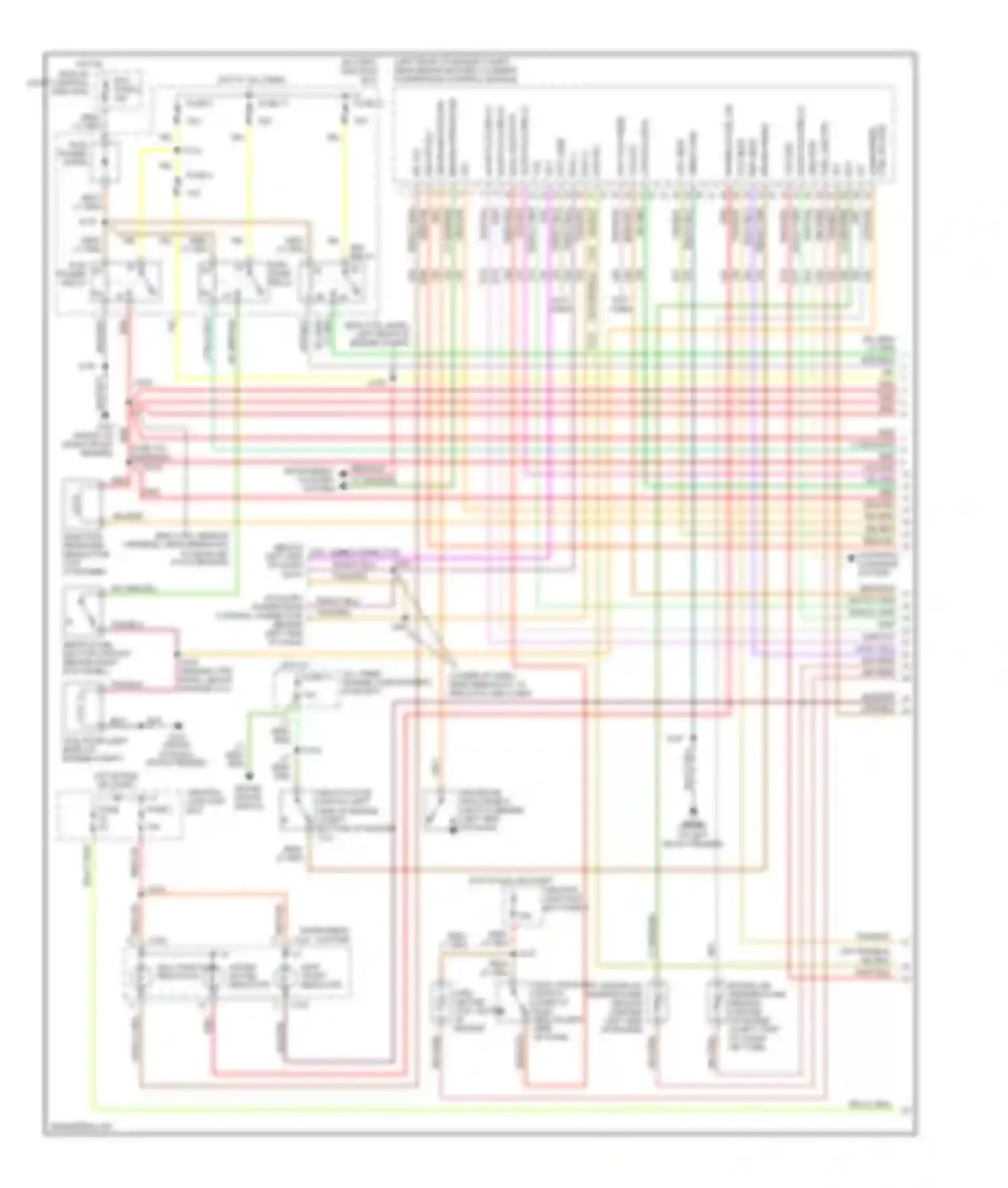 Econoline E350 Super Duty Ford  (1999-2012): Wiring diagram engine performance 7.3l di turbo diesel (1 of 3)