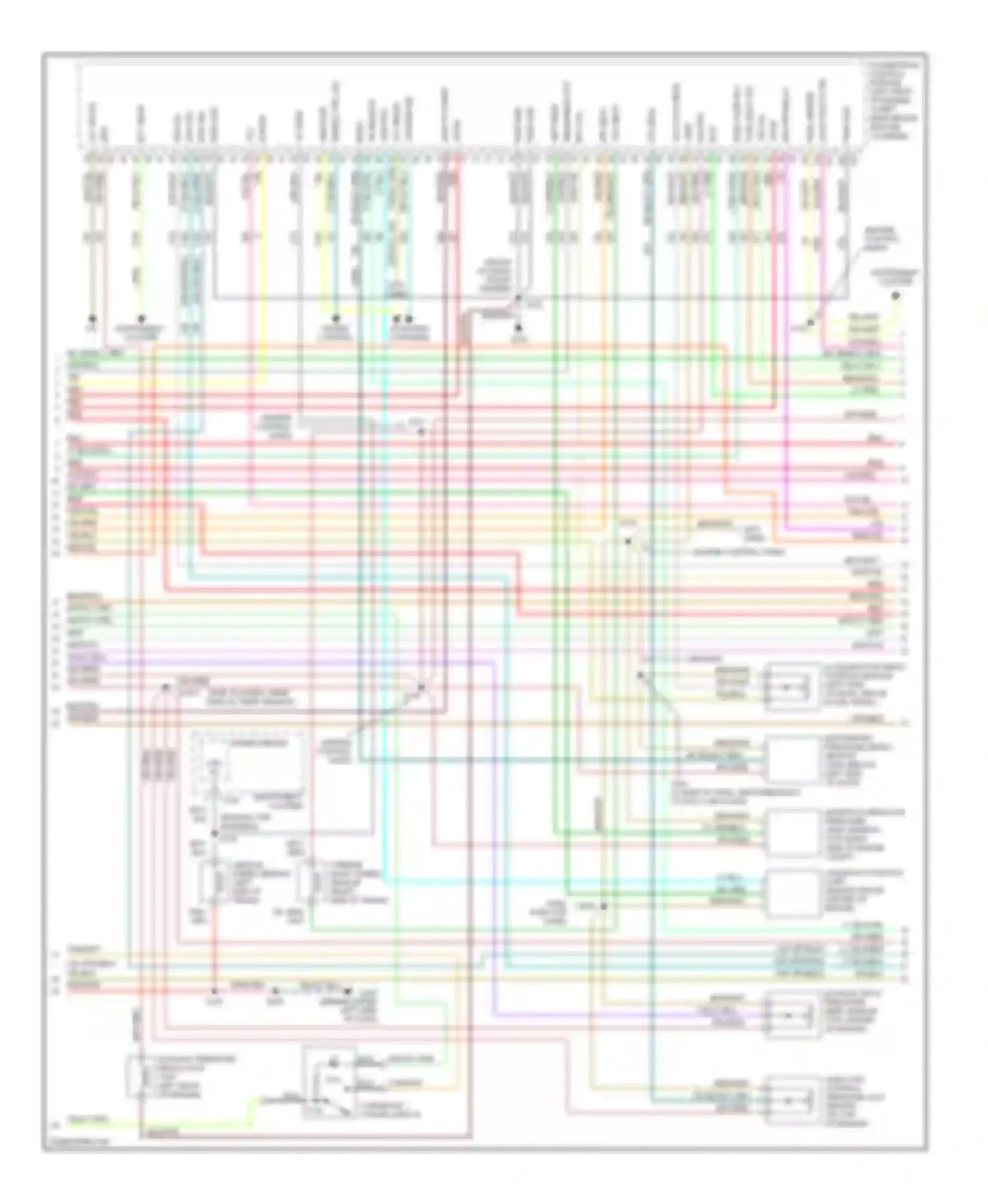 Econoline E350 Super Duty Ford  (1999-2012): Wiring diagram engine performance 7.3l di turbo diesel (2 of 3)