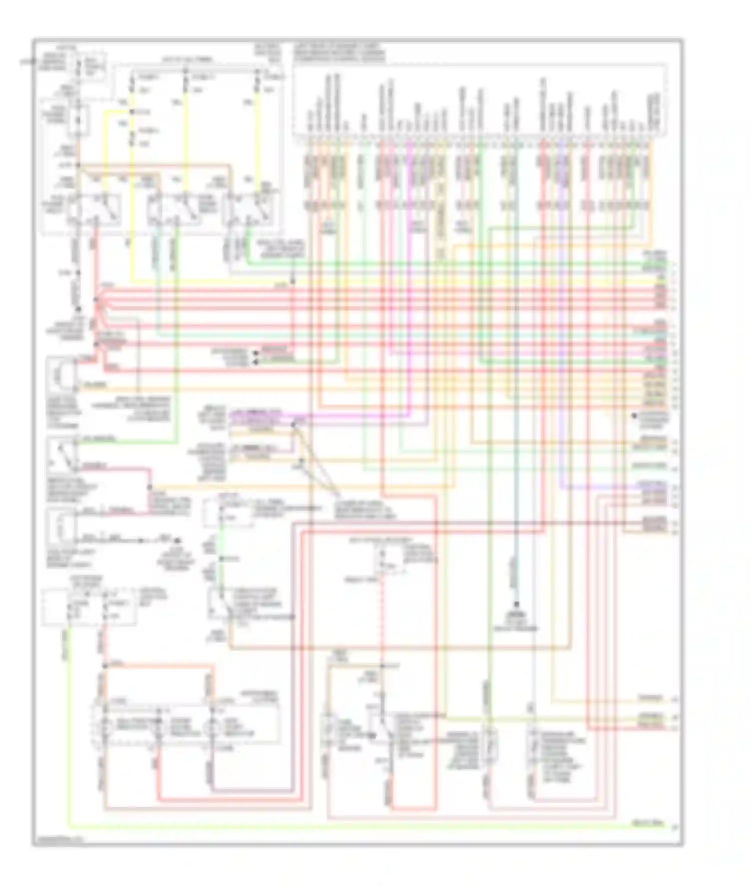 Econoline E350 Super Duty Ford  (1999-2012): Wiring diagram engine performance 7.3l di turbo diesel, california (1 of 3)