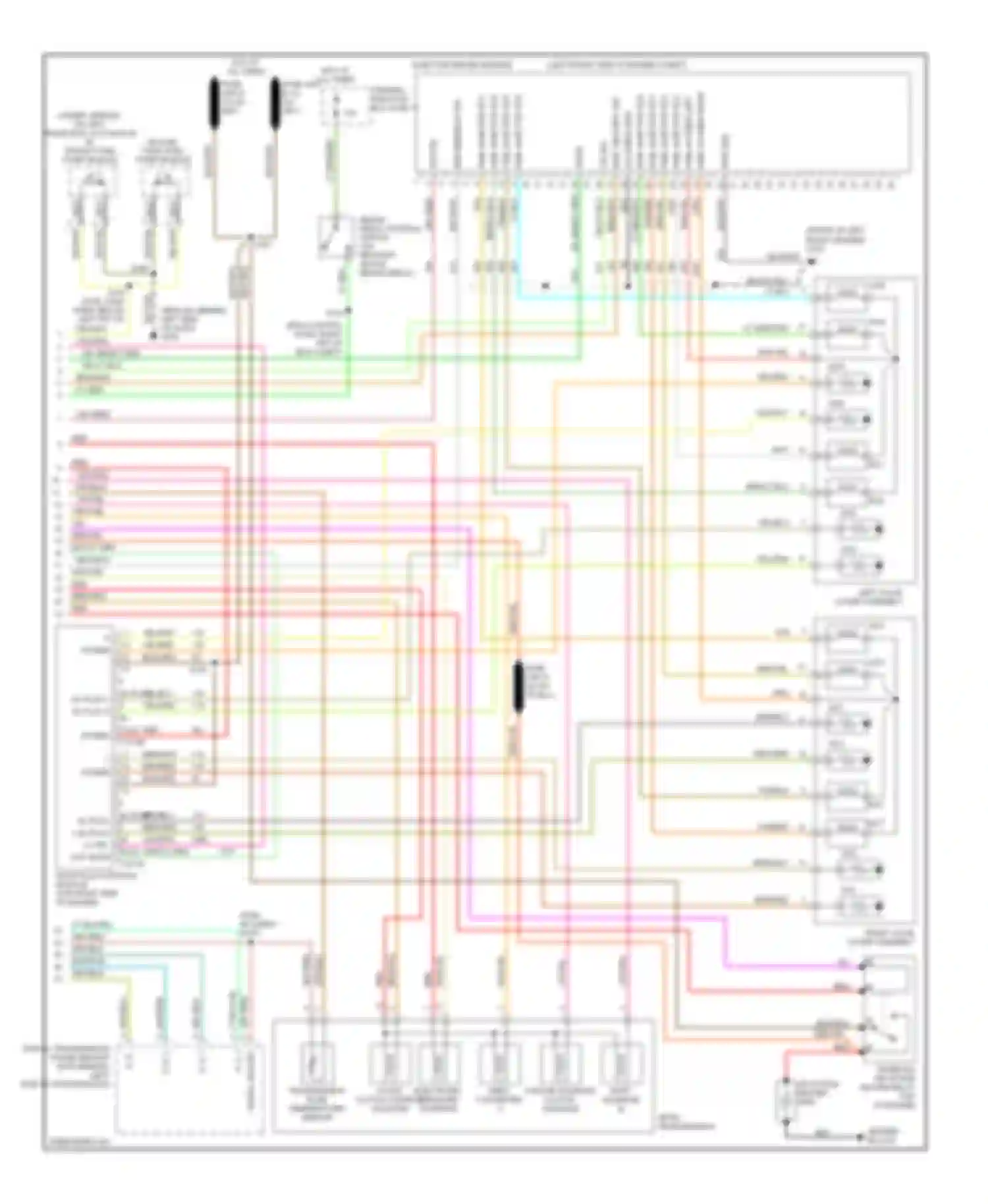 Econoline E350 Super Duty Ford  (1999-2012): Wiring diagram engine performance 7.3l di turbo diesel, california (3 of 3)