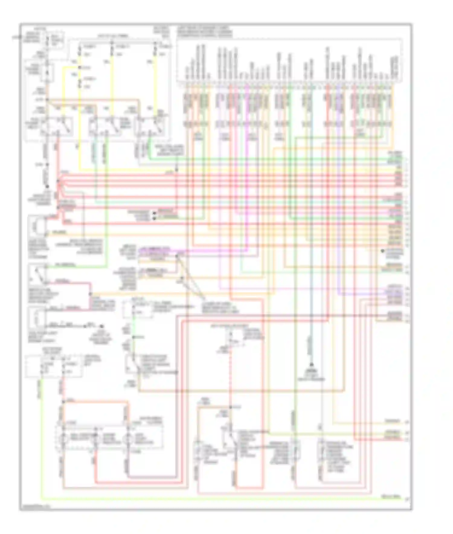 Econoline E350 Super Duty Ford  (1999-2012): Wiring diagram engine performance 7.3l di turbo diesel, except california (1 of 3)