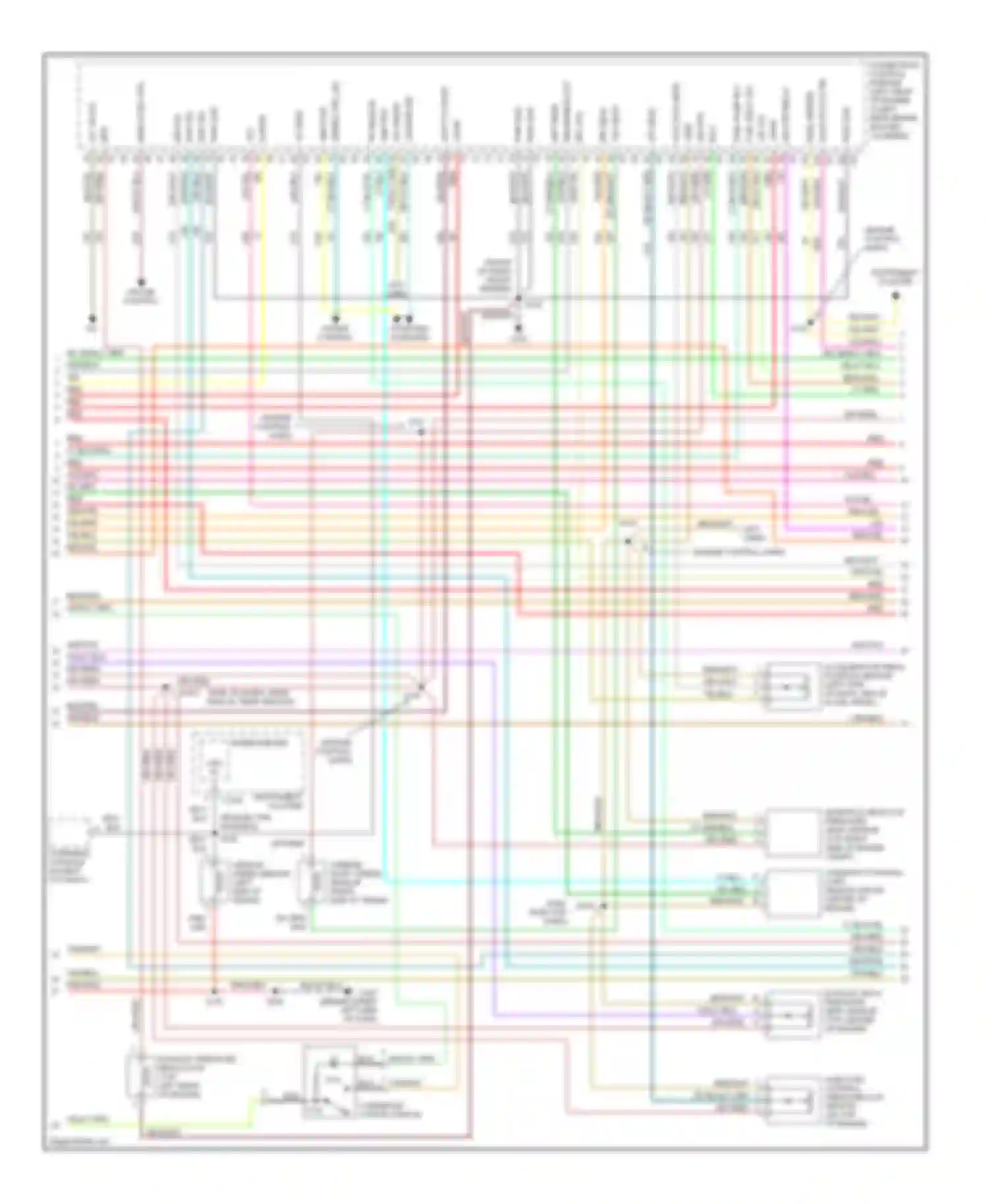 Econoline E350 Super Duty Ford  (1999-2012): Wiring diagram engine performance 7.3l di turbo diesel, except california (2 of 3)