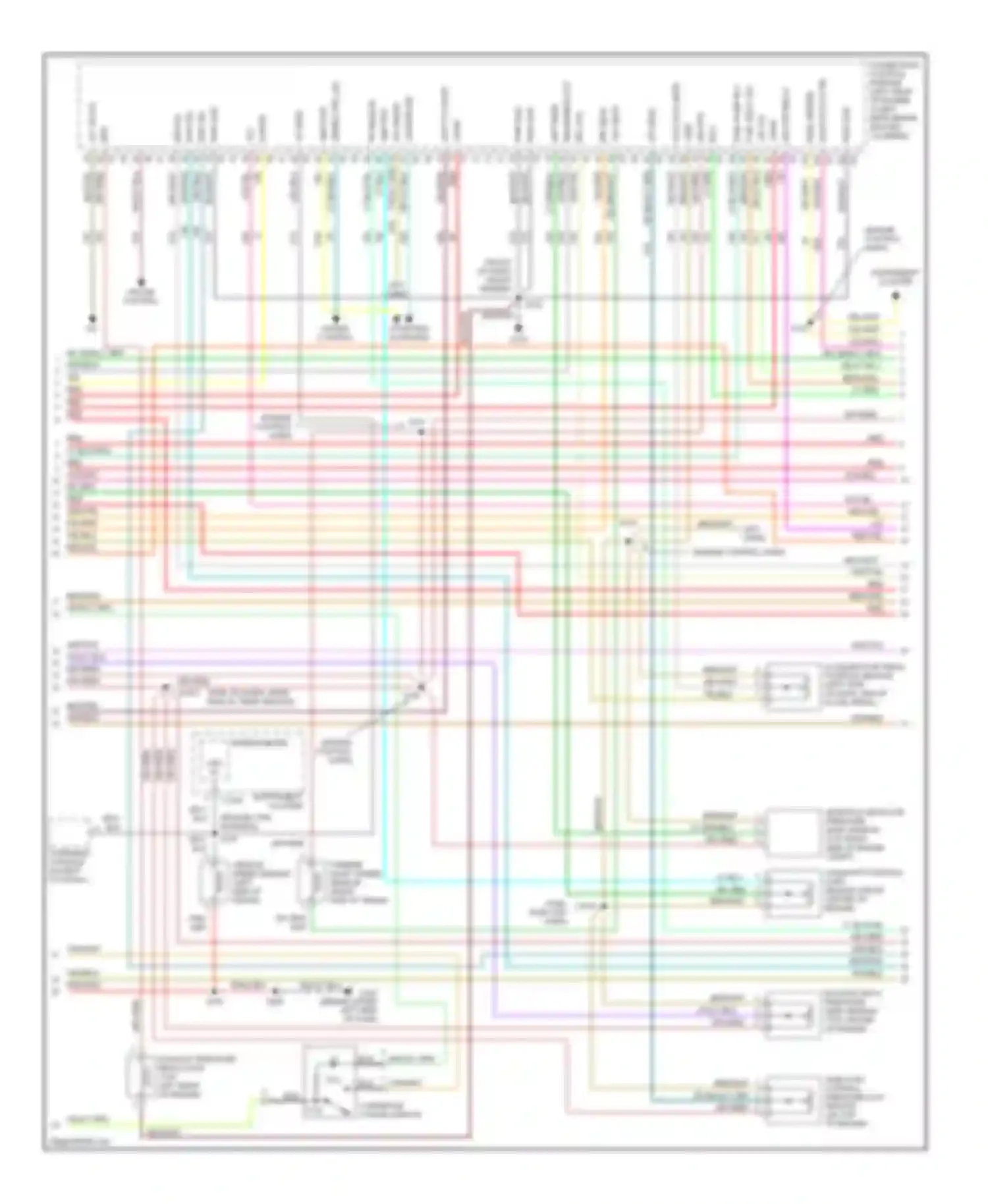 Econoline E350 Super Duty Ford  (1999-2012): Wiring diagram engine performance 7.3l di turbo diesels, except
california (2 of 3)