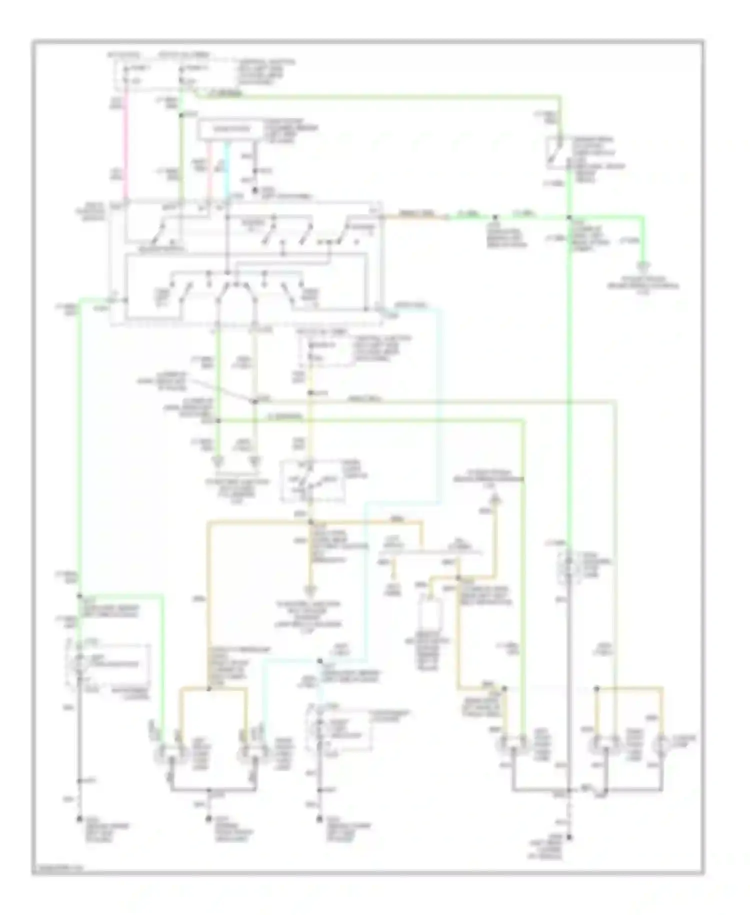 Econoline E350 Super Duty Ford  (1999-2012): Exterior lamps circuit (1 of 2)