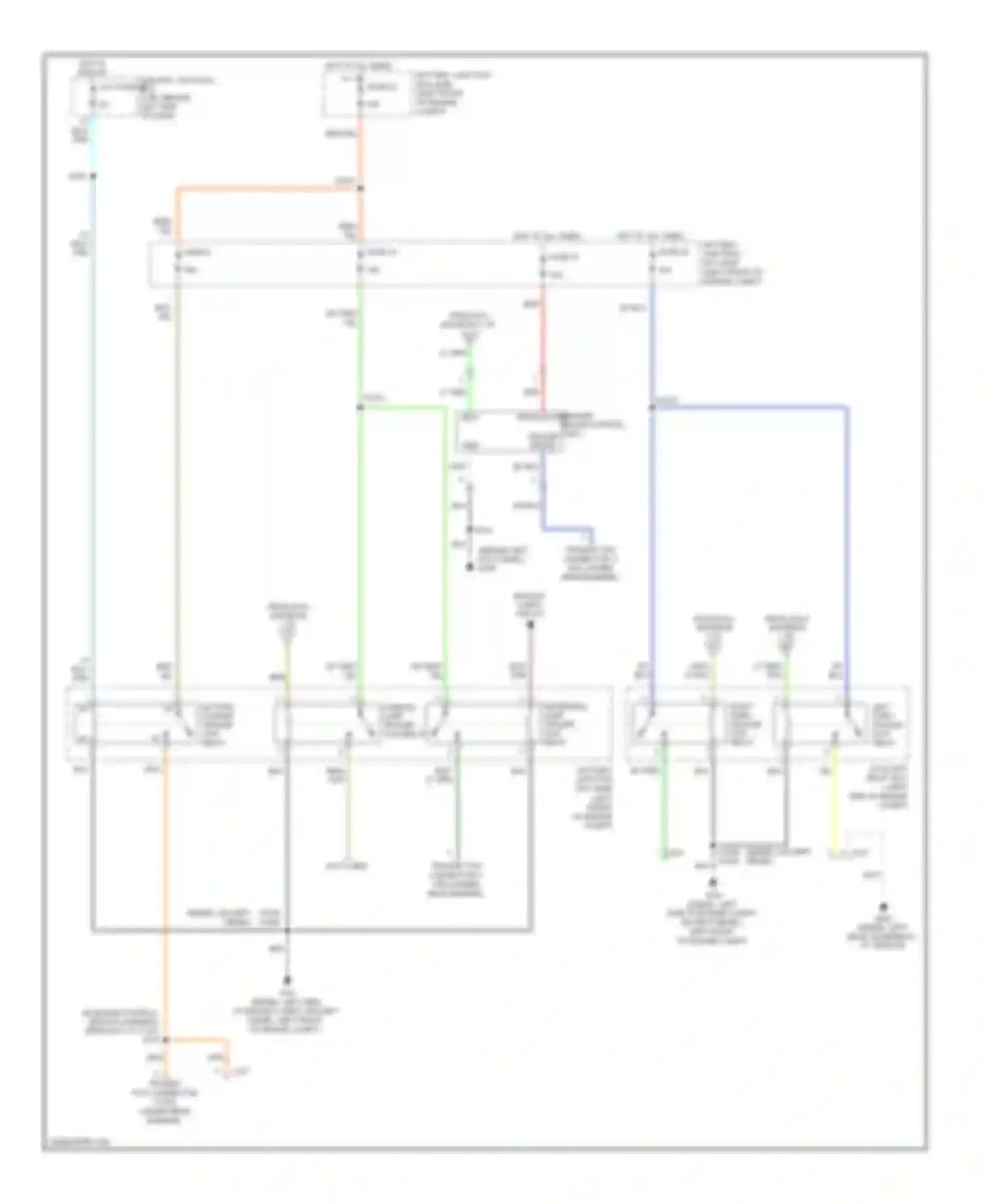 Econoline E350 Super Duty Ford  (1999-2012): Exterior lamps circuit, with cutaway (2 of 2)
