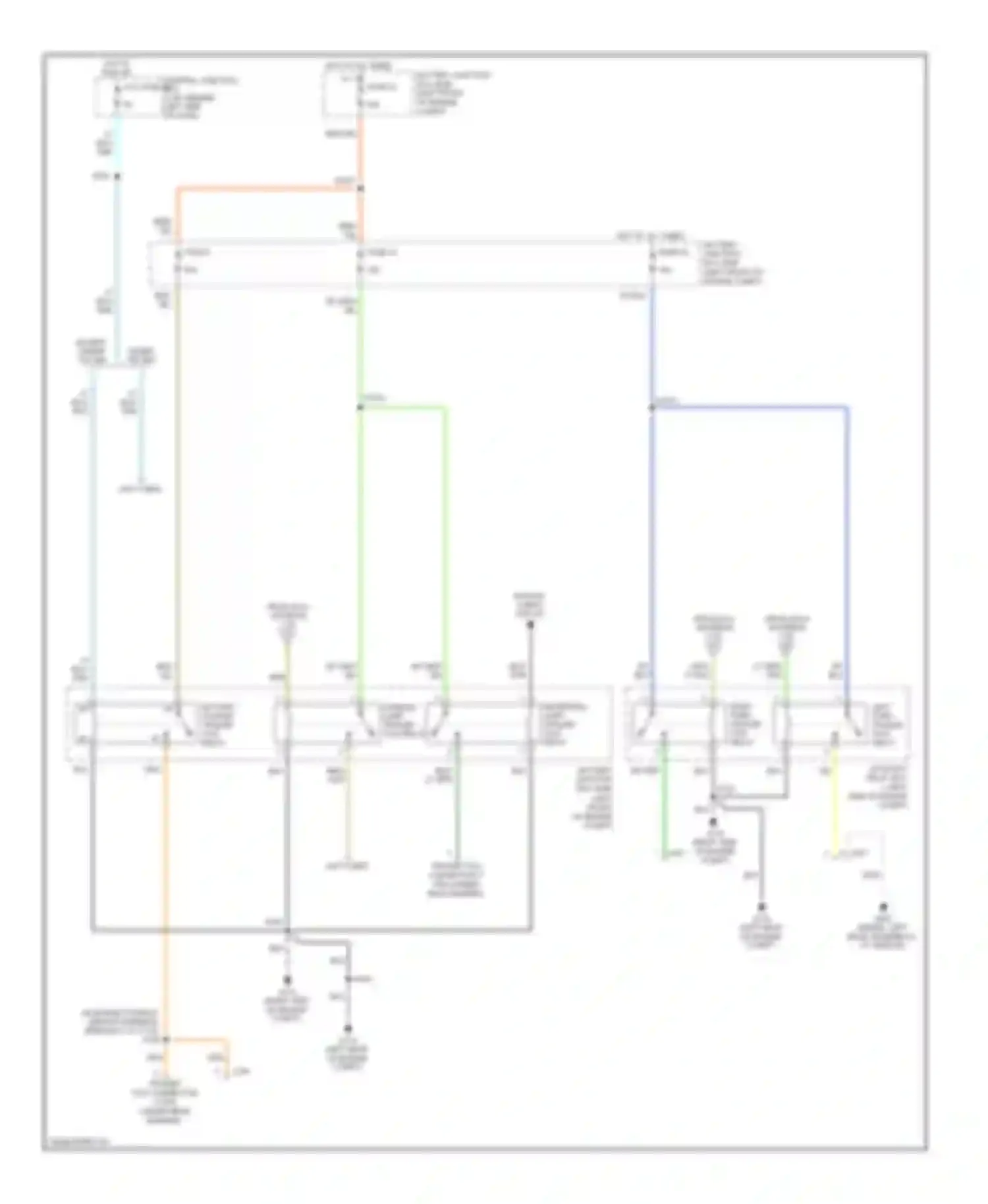 Econoline E350 Super Duty Ford  (1999-2012): Exterior lamps circuit, with stripped chassis (2 of 2)
