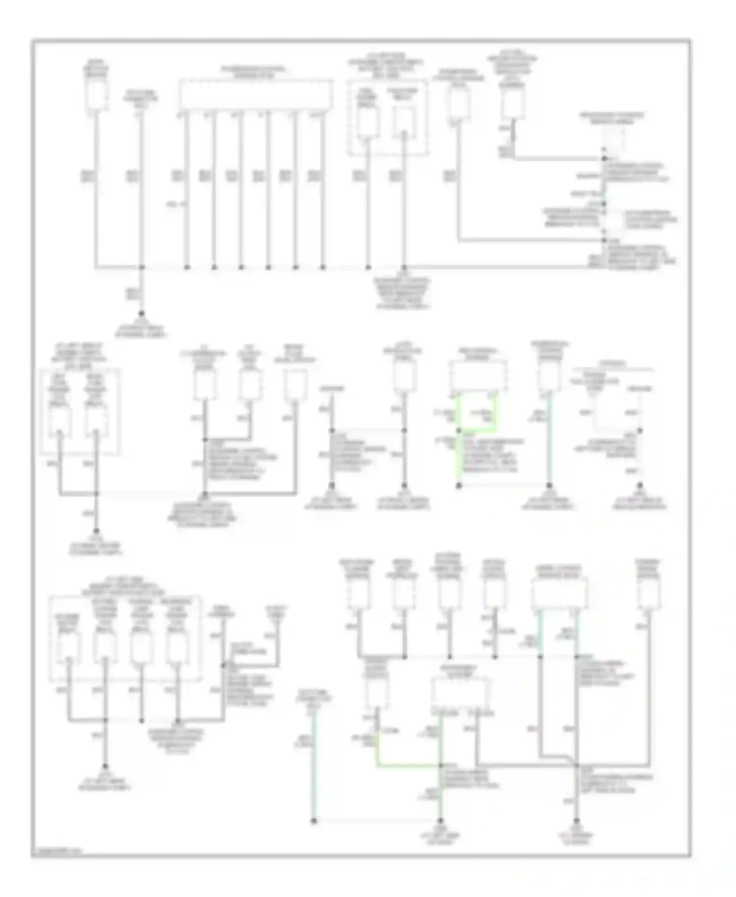 Econoline E350 Super Duty Ford  (1999-2012): Ground distribution circuit, with stripped chassis