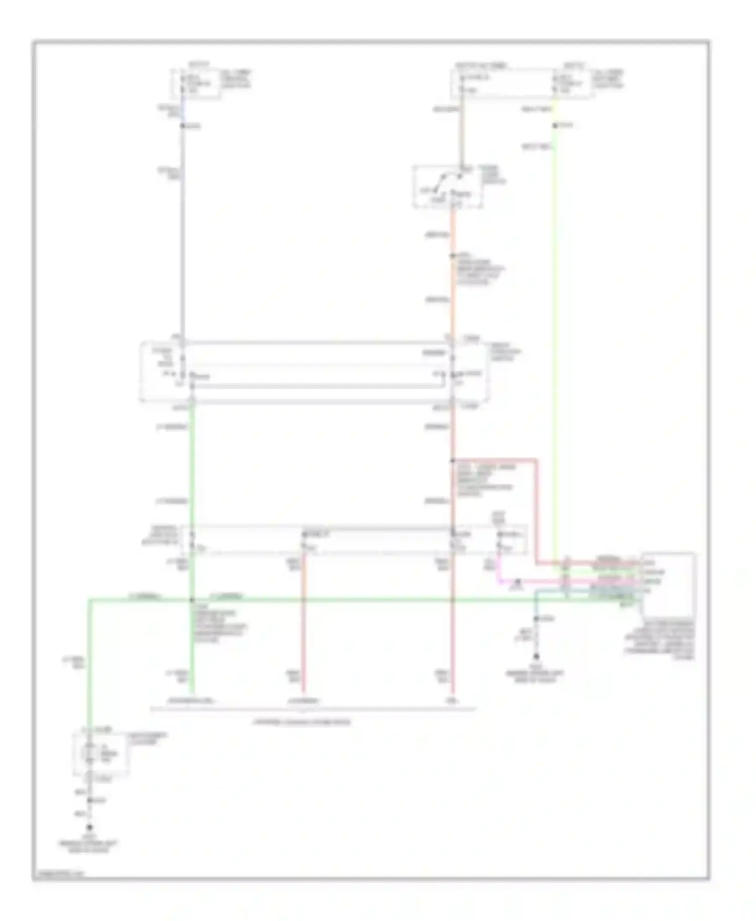 Econoline E350 Super Duty Ford  (1999-2012): Headlight circuit, with stripped chassis