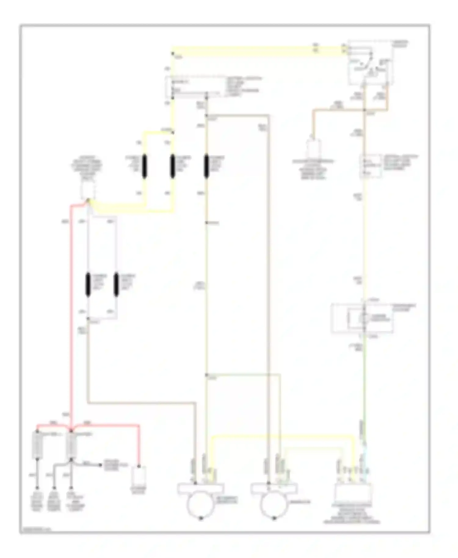Econoline E350 Super Duty Ford  (1999-2012): 7.3l di turbo diesel, charging circuit, with dual generators