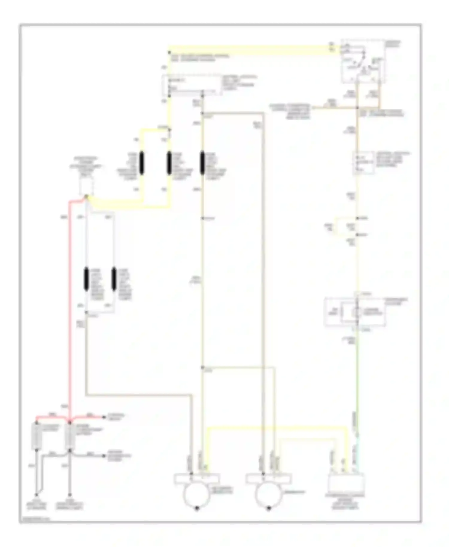 Econoline E350 Super Duty Ford  (1999-2012): 7.3l di turbo diesel, charging circuit, with dual generators