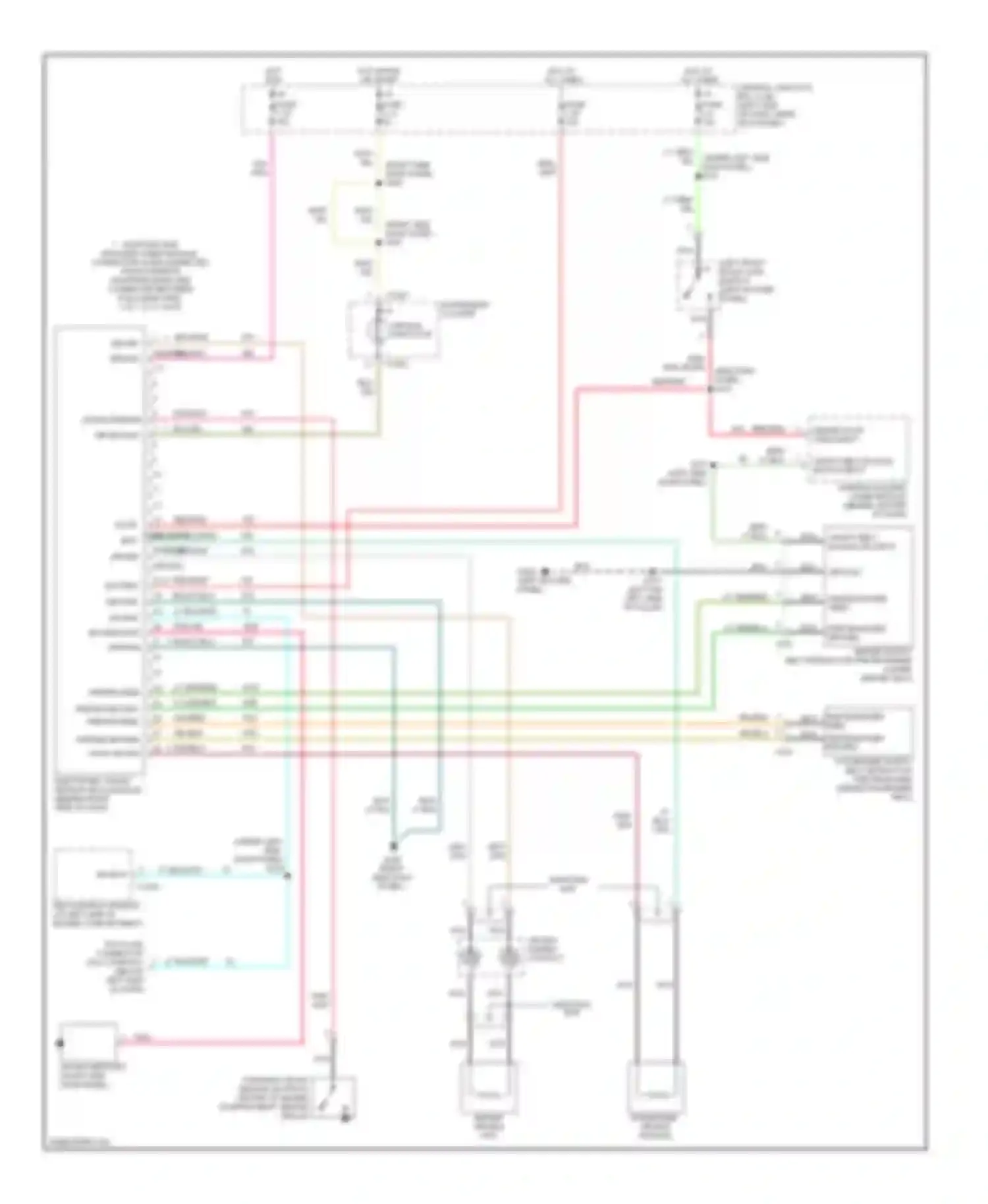 Econoline E350 Super Duty Ford  (1999-2012): Supplemental restraint circuit