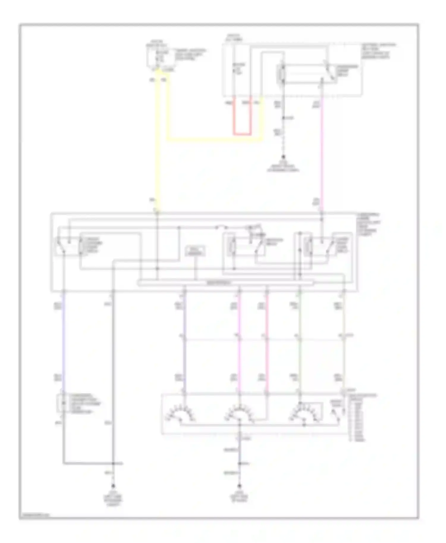 Econoline E350 Super Duty Ford  (1999-2012): Wiper/washer circuit, without stripped chassis