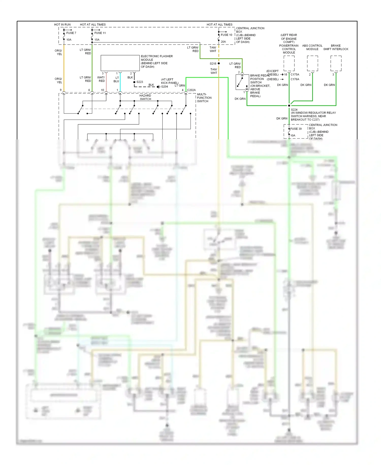 Ford Econoline E350 Super Duty  (1999-2012) abs control module wiring diagram  (1 of 4)