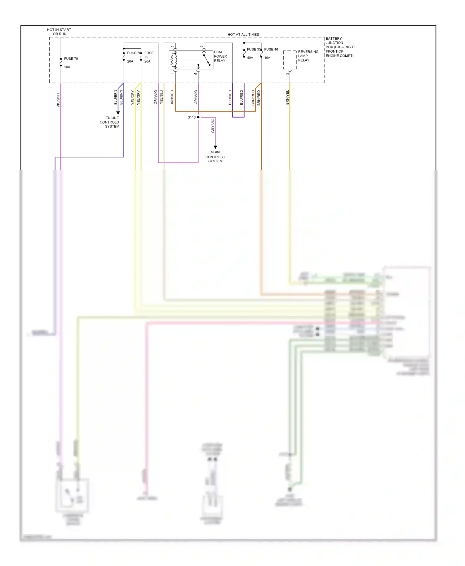 Ford Econoline E350 Super Duty  (1999-2012) computer data lines system wiring diagram  (23 of 41)