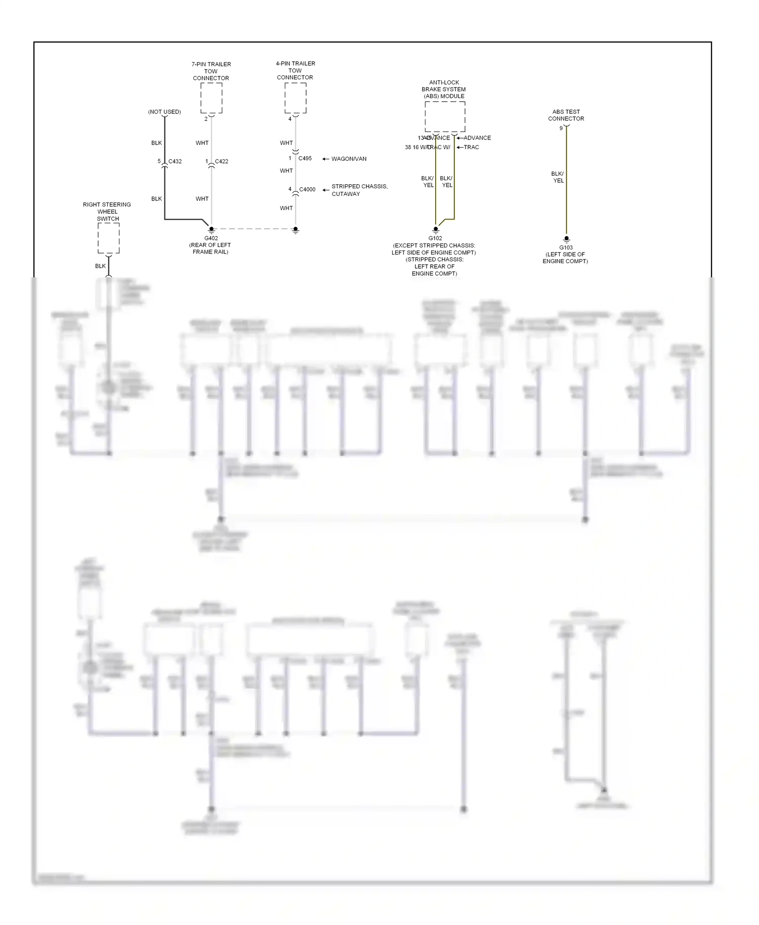 Ford Econoline E350 Super Duty  (1999-2012) multi- function switch wiring diagram  (18 of 20)