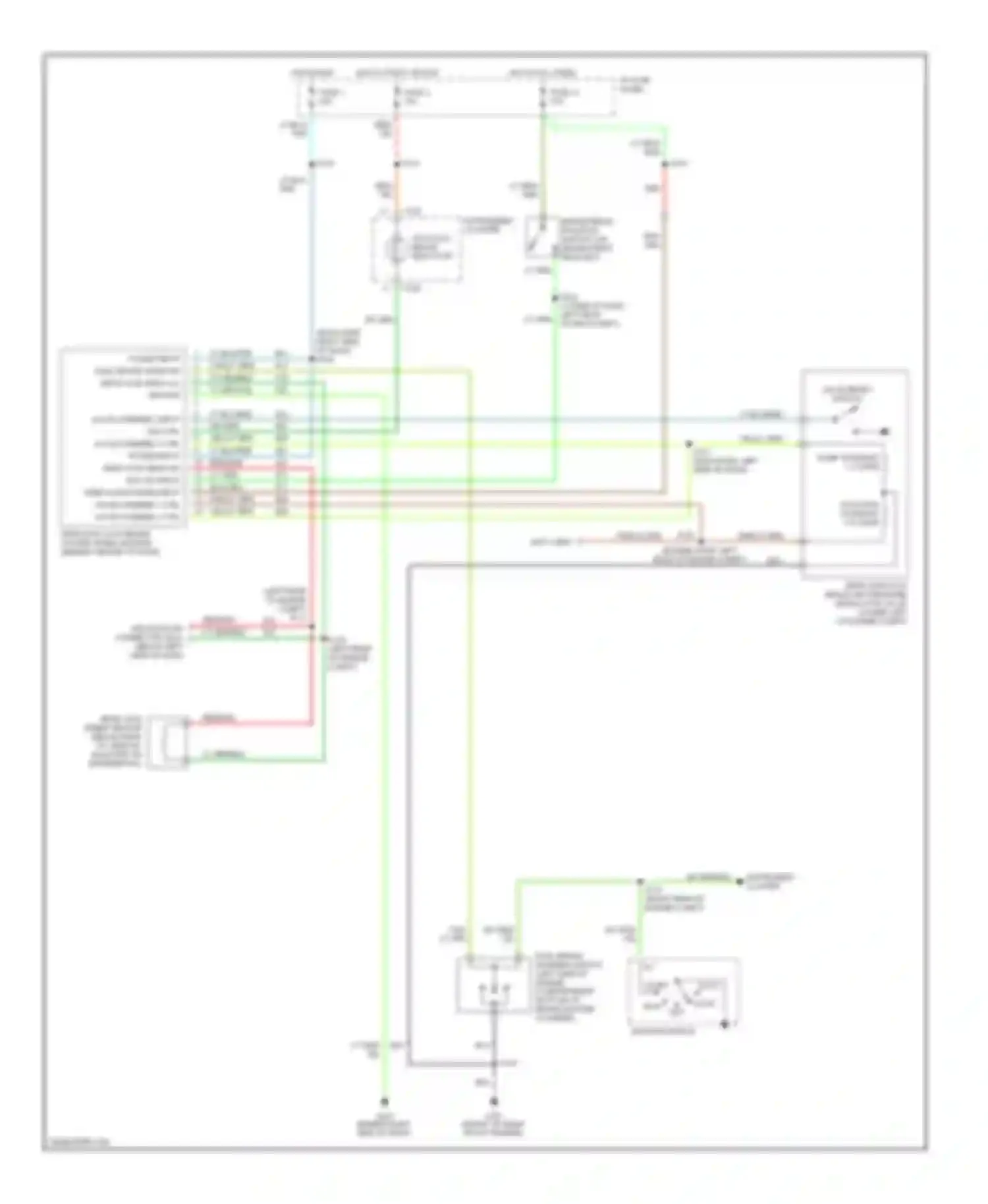 Econoline E350 Ford  (1997-1998): Rear wheel abs circuit